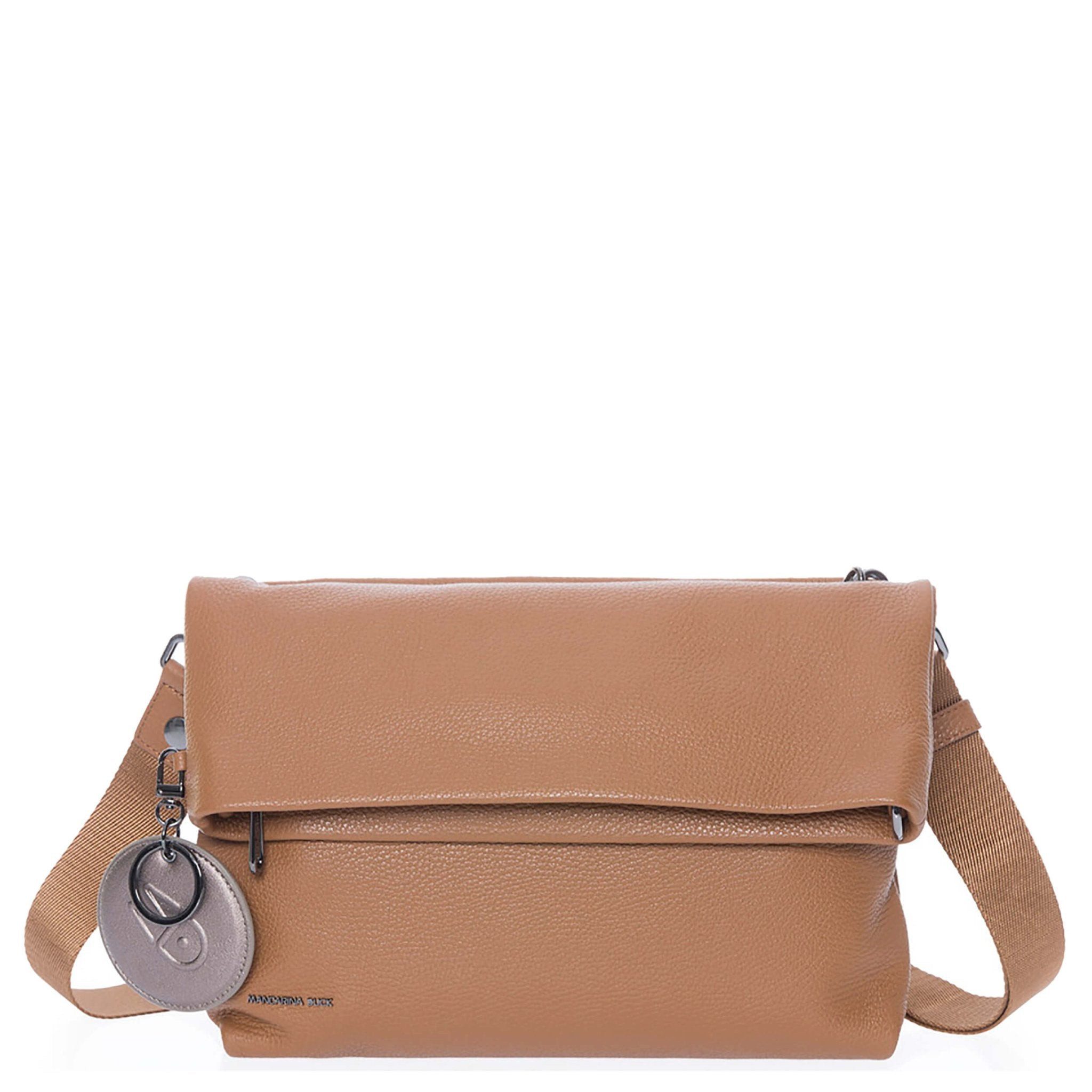 Mandarina Duck Umhängetasche Mellow Leather - Umhängetasche 35 cm (indian tan)