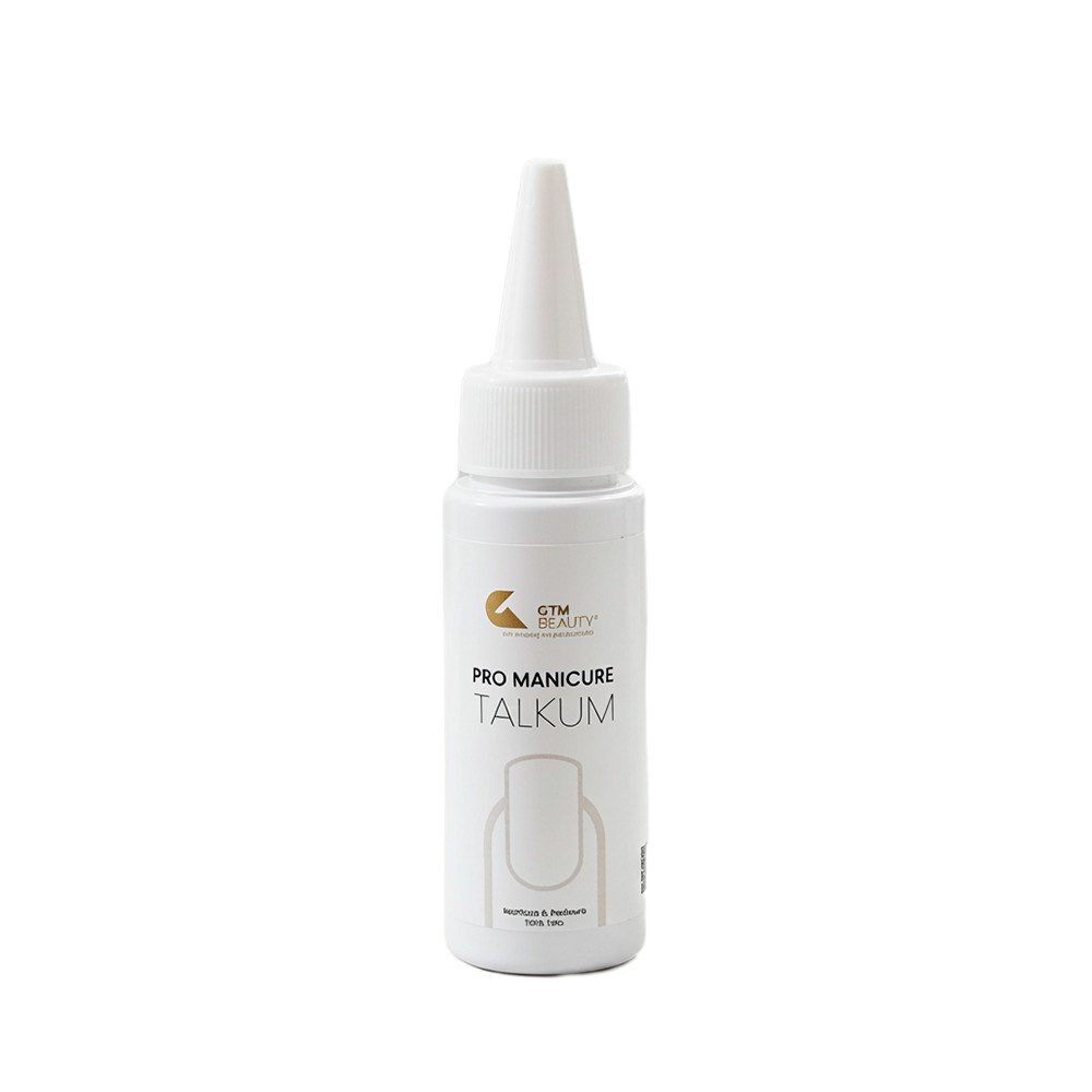GTM Beauty Nageldesign Zubehör Pro Manicure Talkum 25g Puder in Flasche mit Dosierspitze