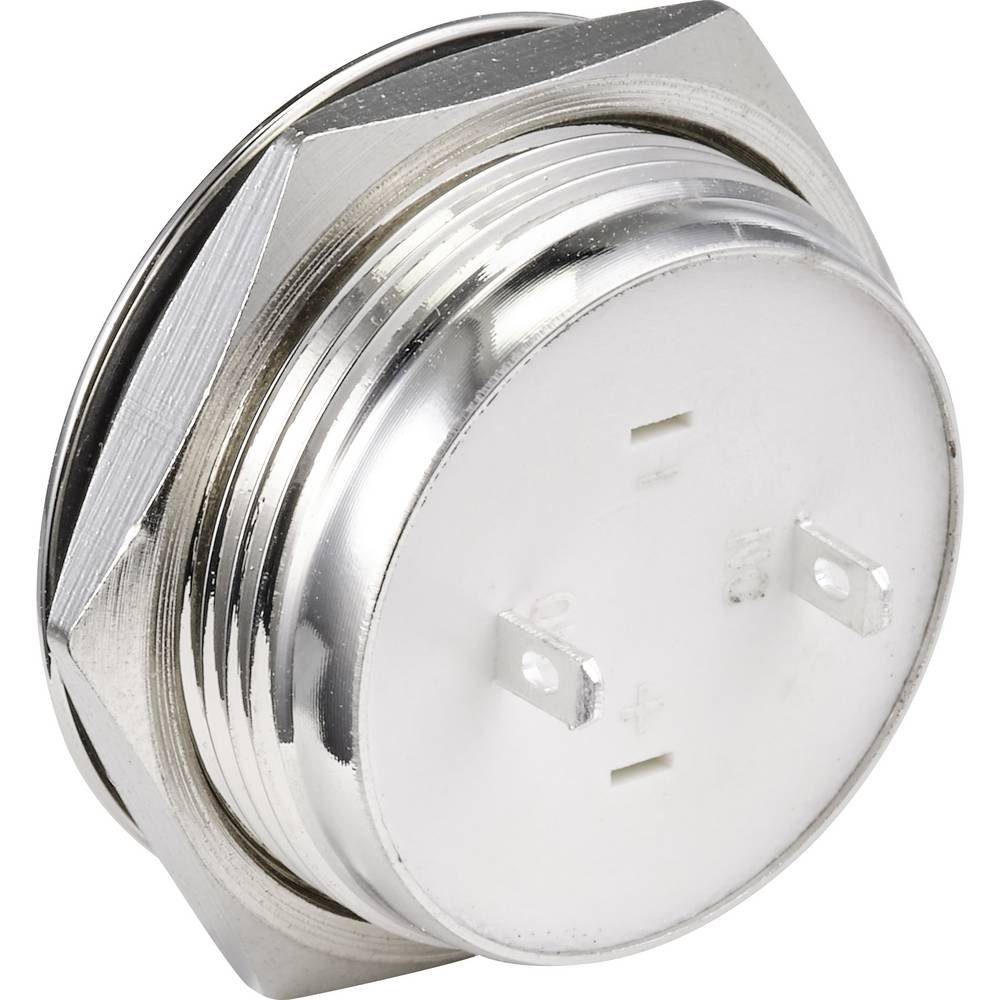 Thumbnail - TRU COMPONENTS Schalter Edelstahl Drucktaster, Betätiger flach