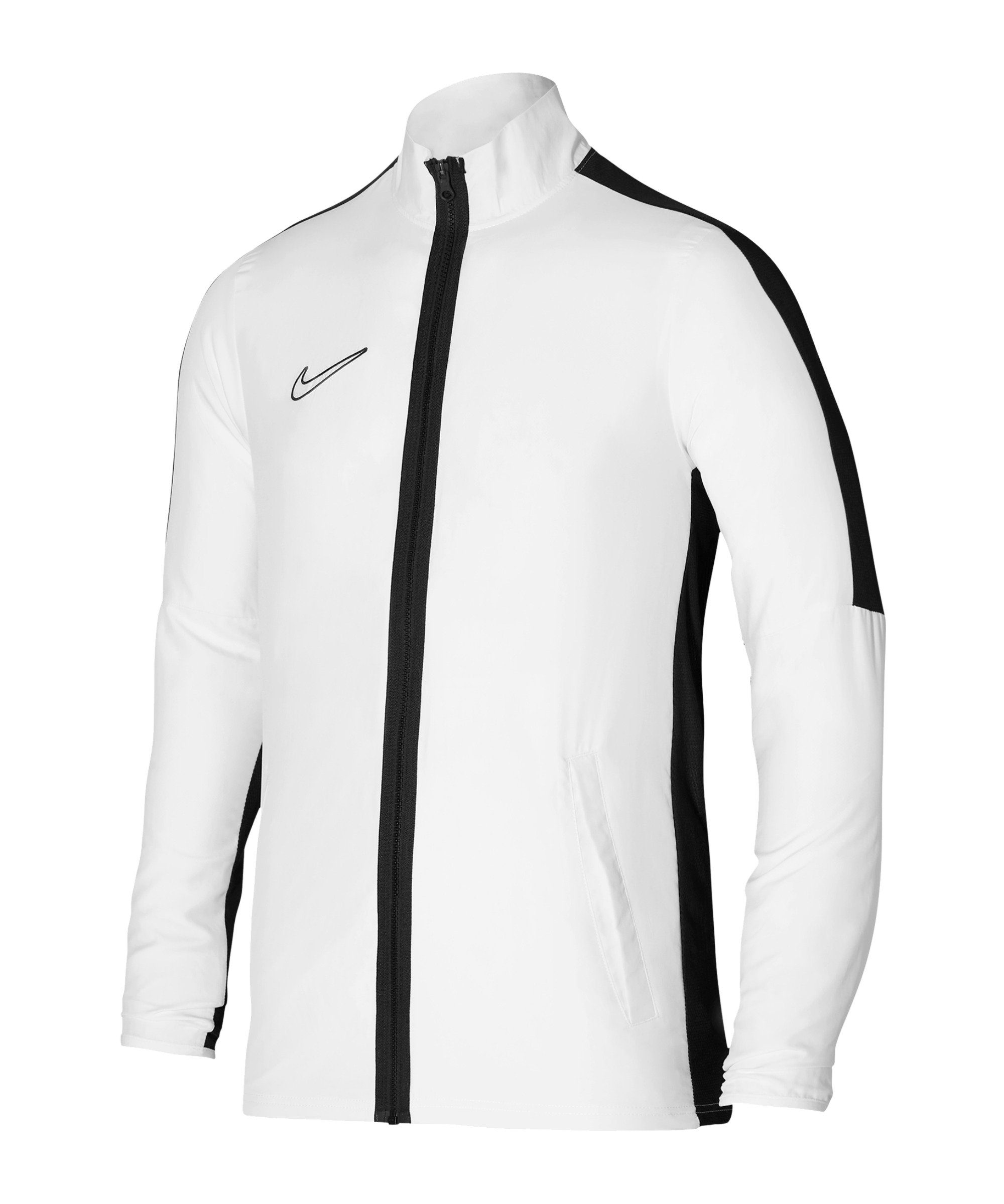 Nike Sweatjacke Academy 23 Woven Trainingsjacke weissschwarzschwarz