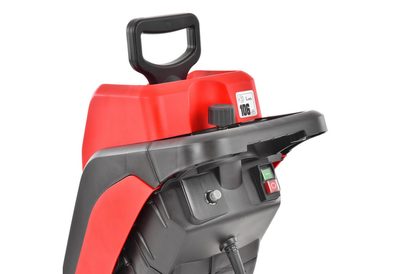 Thumbnail - Hecht Häcksler Elektro Gartenhäcksler 40L Fangsack 2500W integrierter Messerteller, 4,5 cm max. Astdurchmesser, Bis 4,5 ...