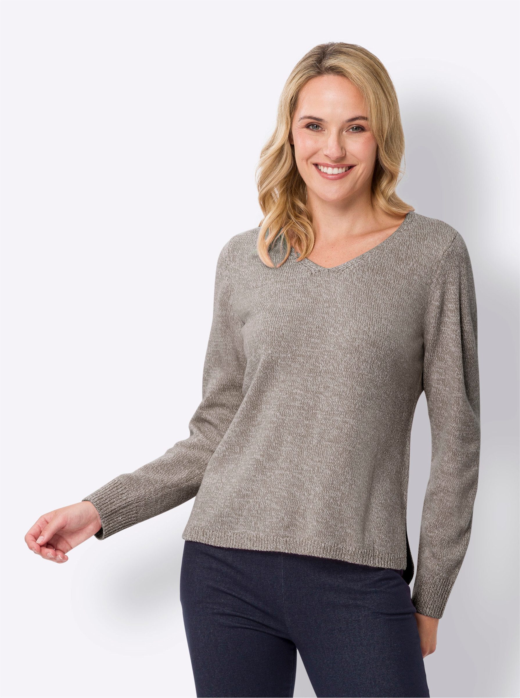 Strickpullover Langarm-Pullover