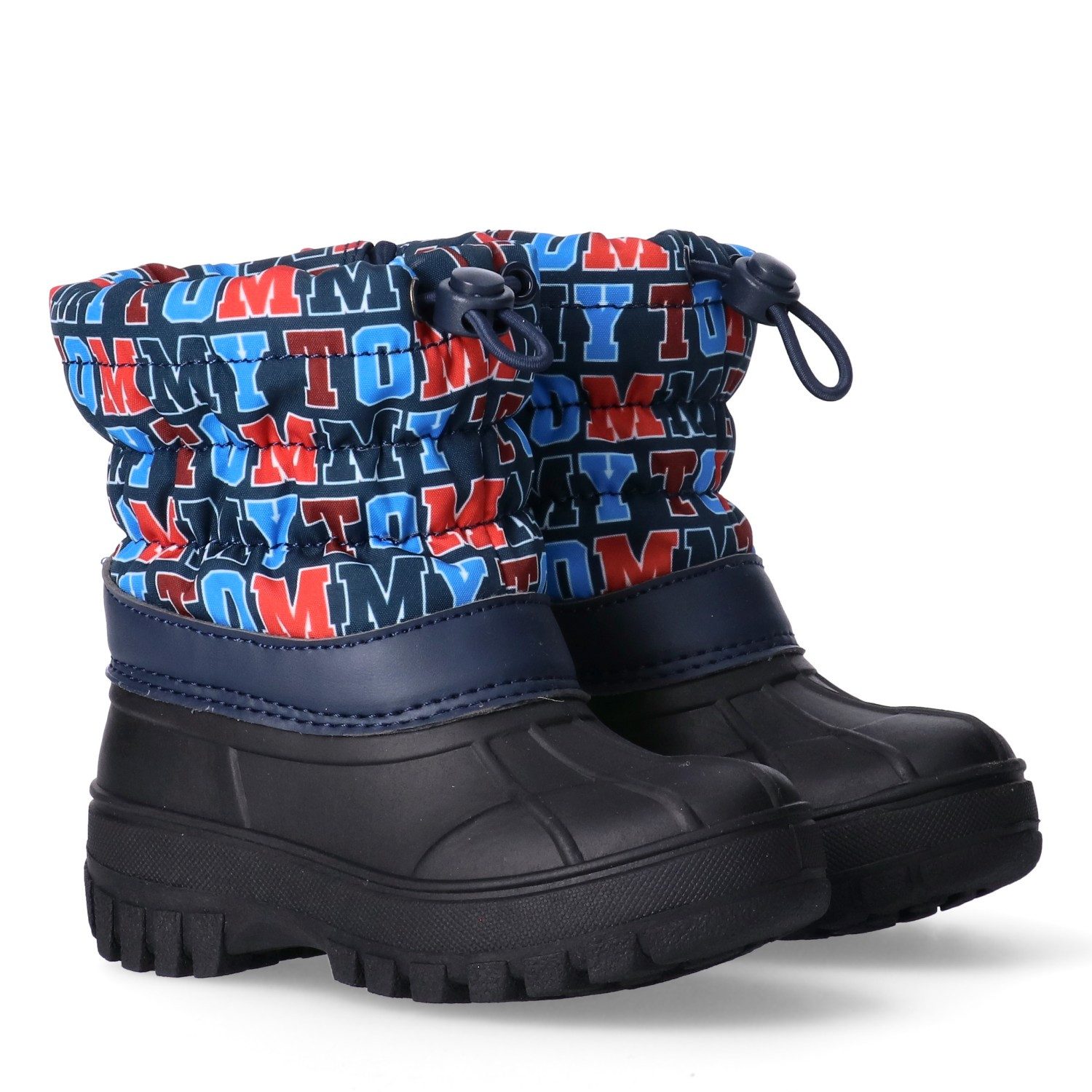 Tommy Hilfiger Winterboots Winterstiefel, Kindergartenschuh mit bunten Tommy-Buchstaben