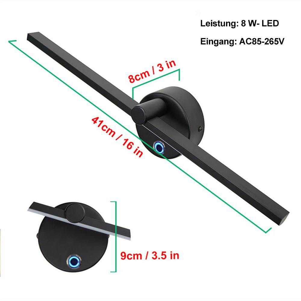 QUBEBU Wandleuchte LED Wandleuchte Wandlampe Innen günstig online kaufen