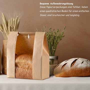 KÜLER Brottasche Hausgemachtes Brot,Brotbeutel,Toastbeutel,Brot in Beuteln, (25-tlg)