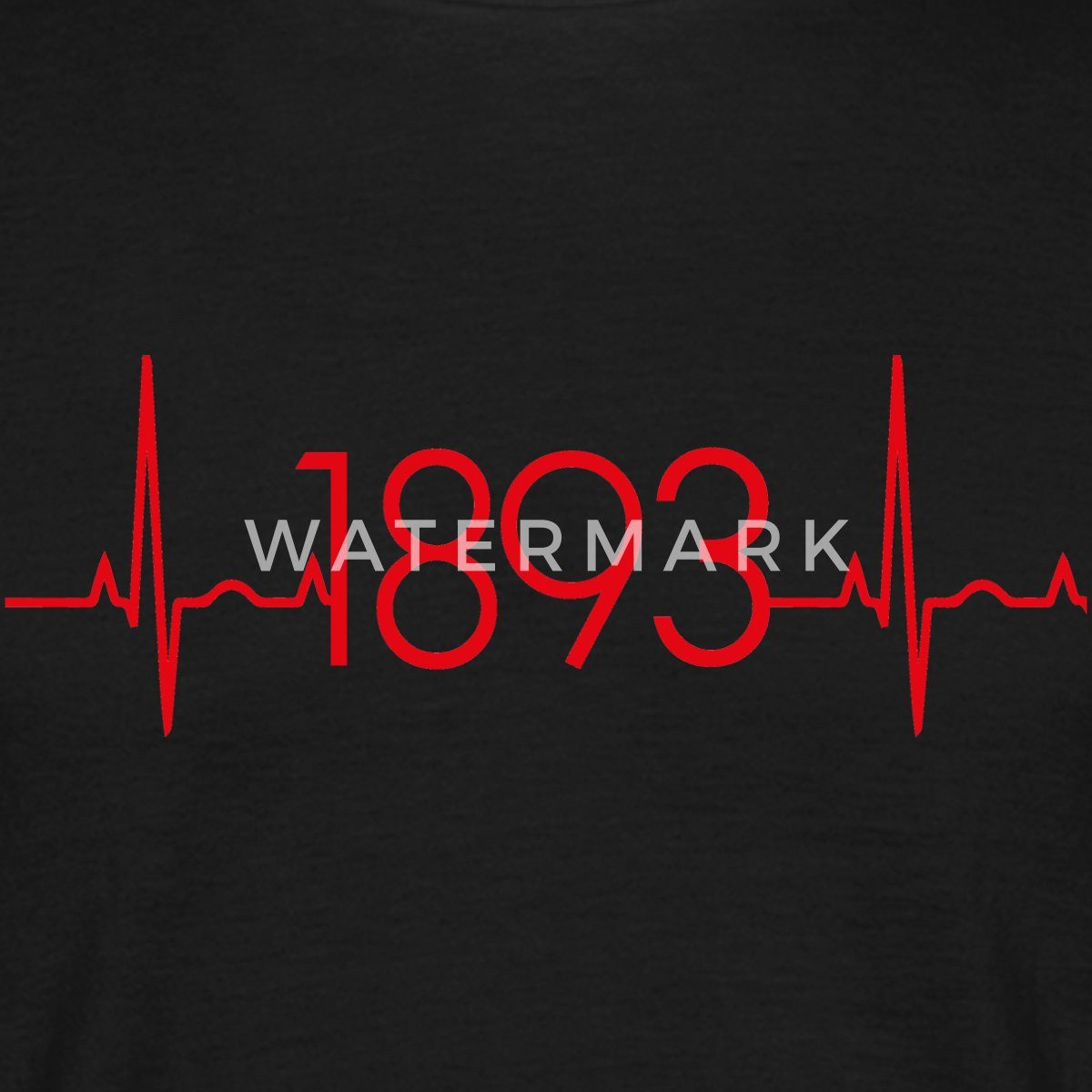 Spreadshirt T-Shirt Stuttgart 1893 Herzschlag Fußball günstig online kaufen