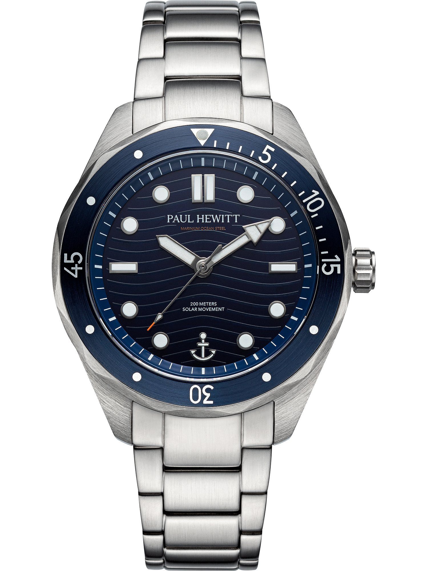 PAUL HEWITT Quarzuhr Paul Hewitt Herren-Uhren Analog Solar, Taucheruhr