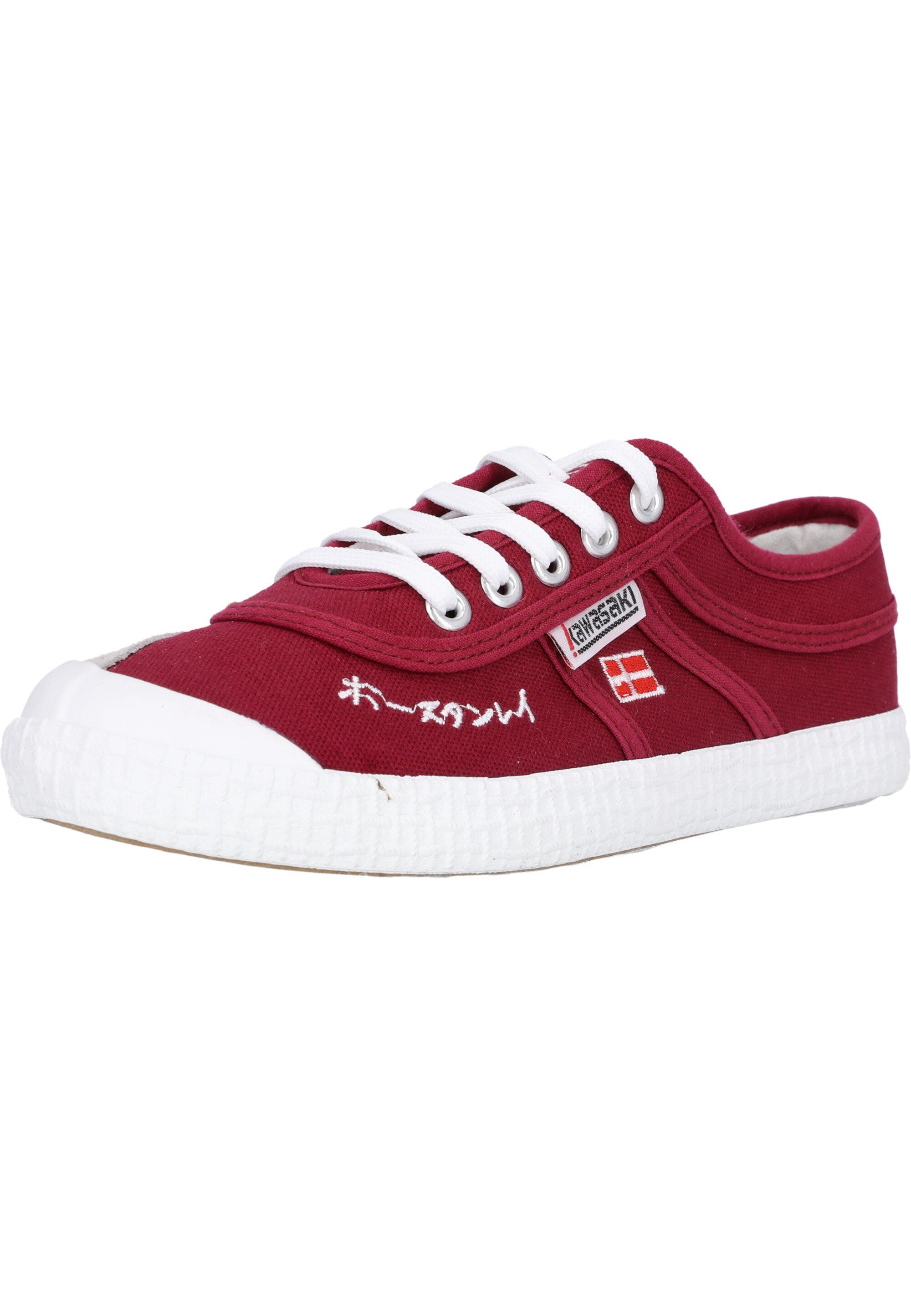 Kawasaki Signature Sneaker im trendigen Retrodesign bordeaux