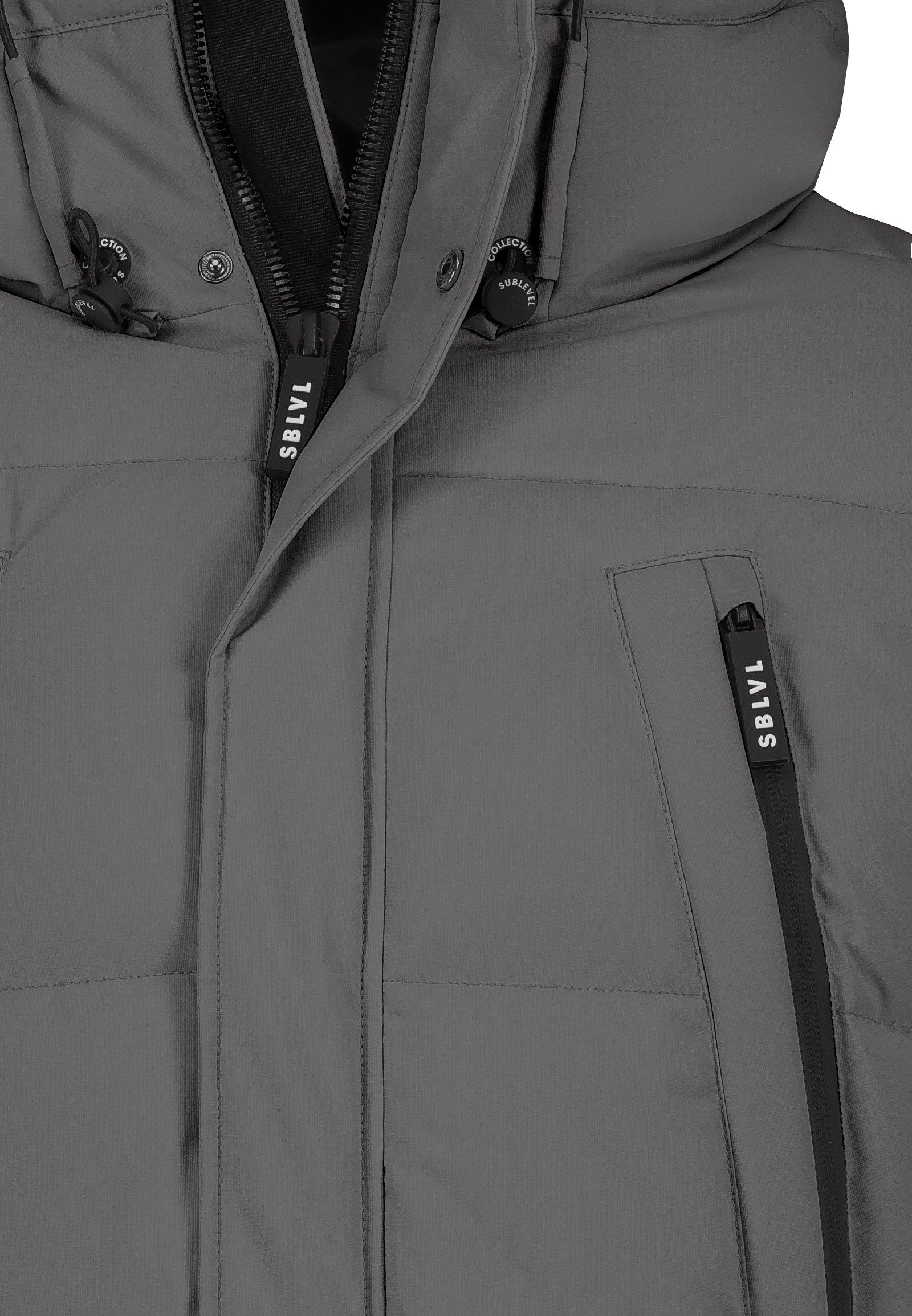 SUBLEVEL Winterjacke Warme Steppjacke mit funktionaler Kapuze (1-St) H50022AB44550_Jacket