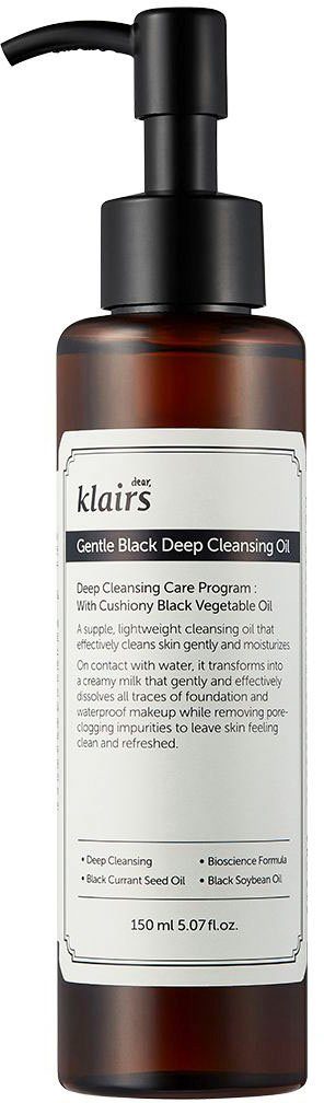 Gesichts-Reinigungsöl Gentle Black Deep Cleansing Oil