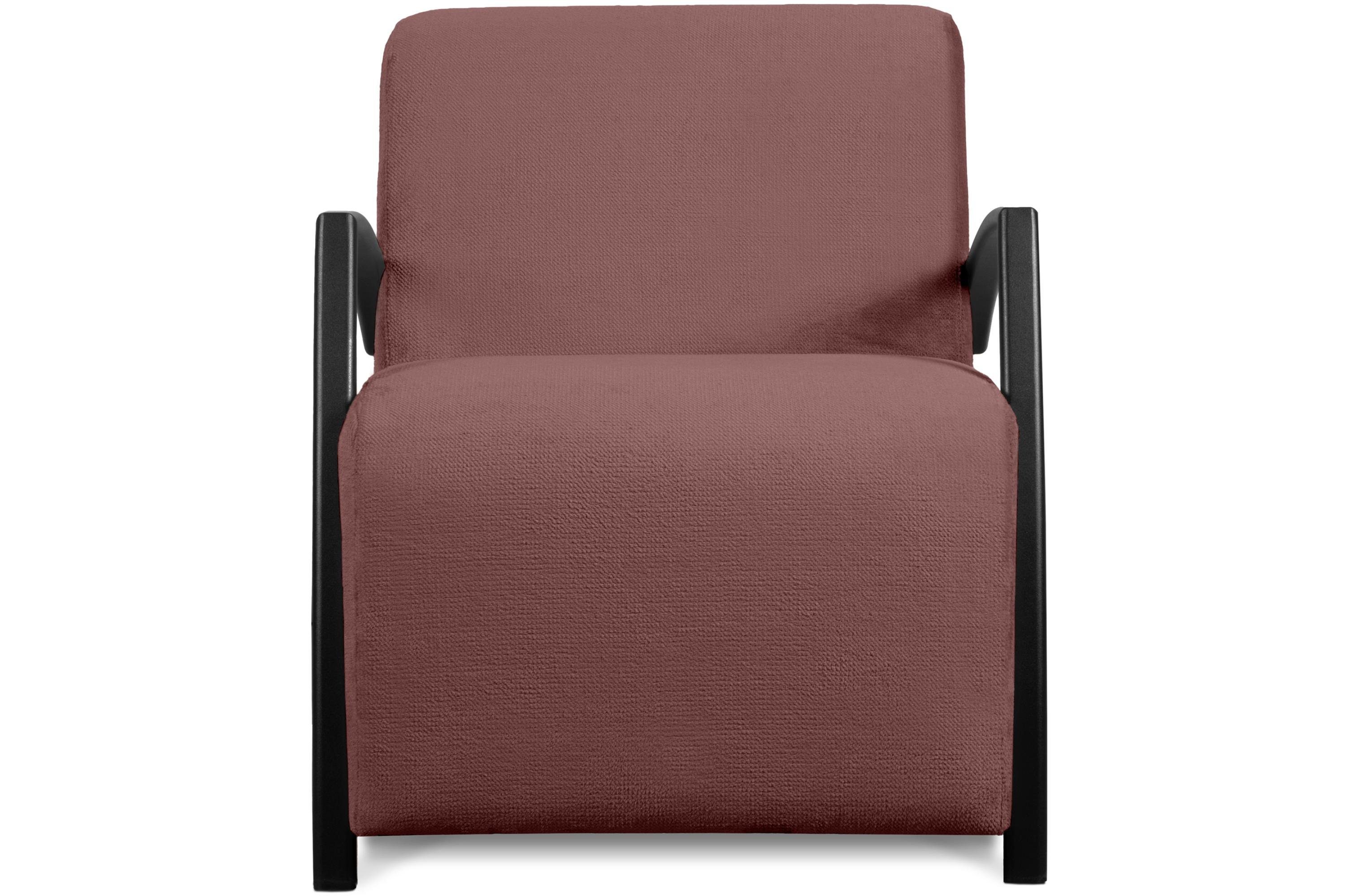 KONSIMO® Cocktailsessel CARO Sessel, mit gewellter Feder im Sitz,ergonomische Form für bequemes Sitzen
