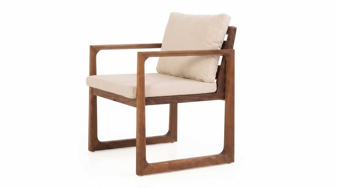 Xlmoebel Stuhl Stuhl schön bequem praktisch kompakt beige moderner Terrasse
