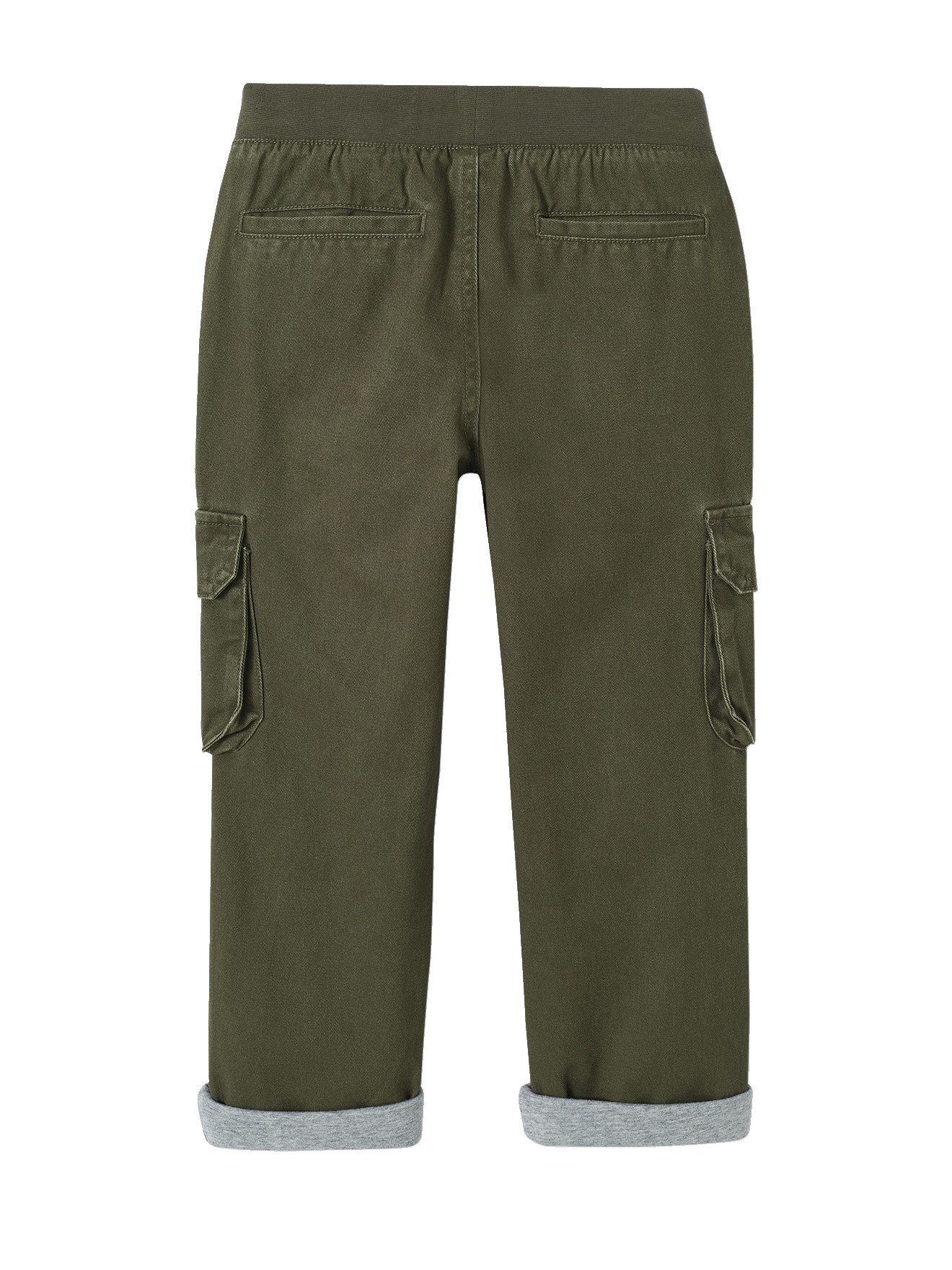 vertbaudet Thermohose Jungen Thermo-Cargohose mit Dehnbund Bundweite verstellbar