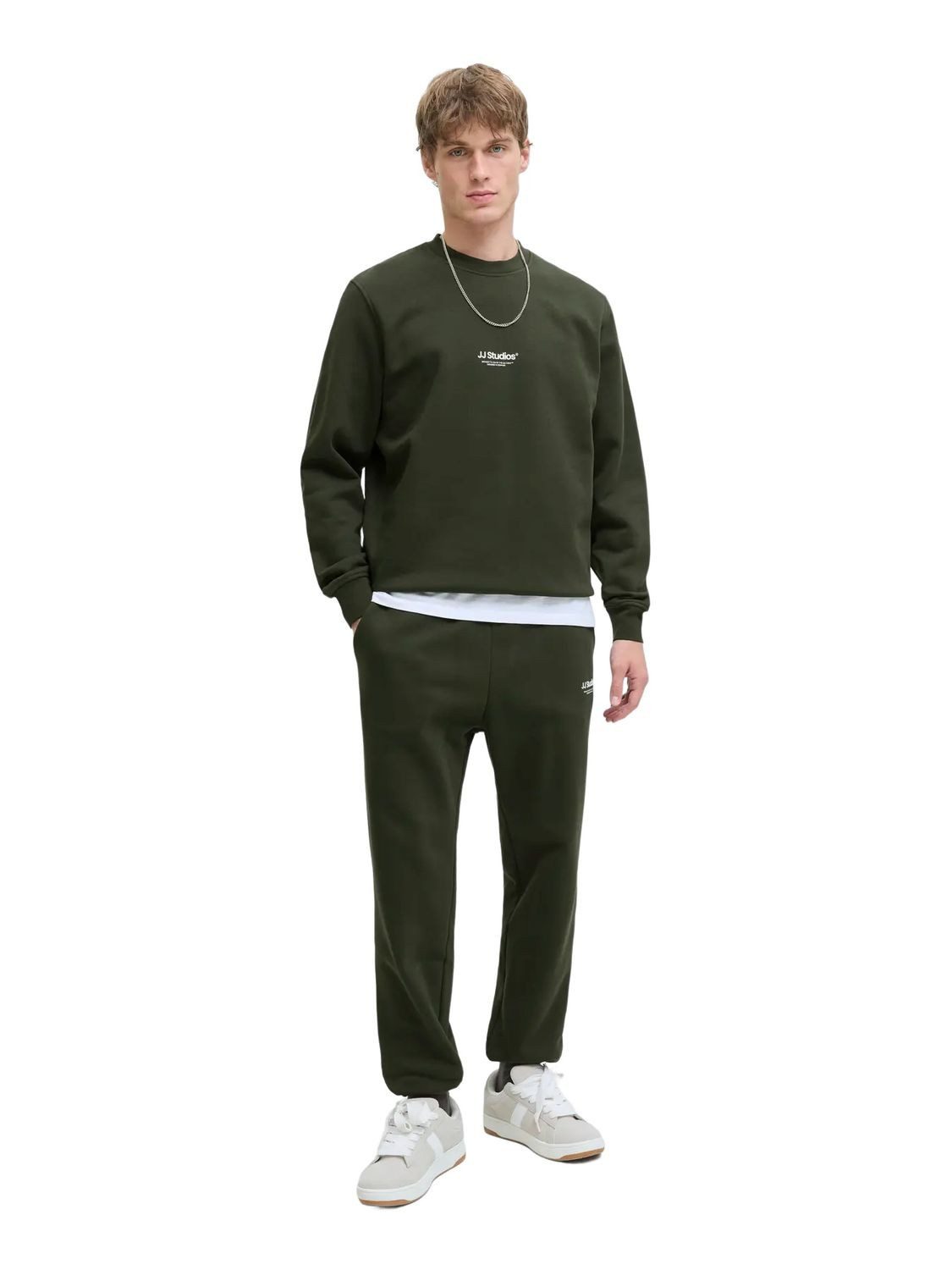 Jack & Jones Sweatshirt JJESOHO SWEAT CREW NECK aus Baumwollmix – Bild 2 von 5