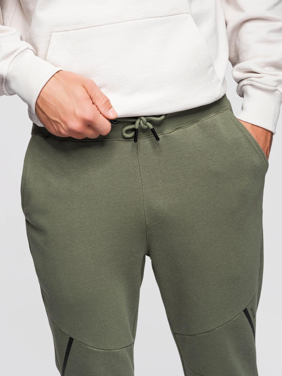 OMBRE Sweathose Herren Joggerhose Regular Fit aus meliertem Jersey günstig online kaufen