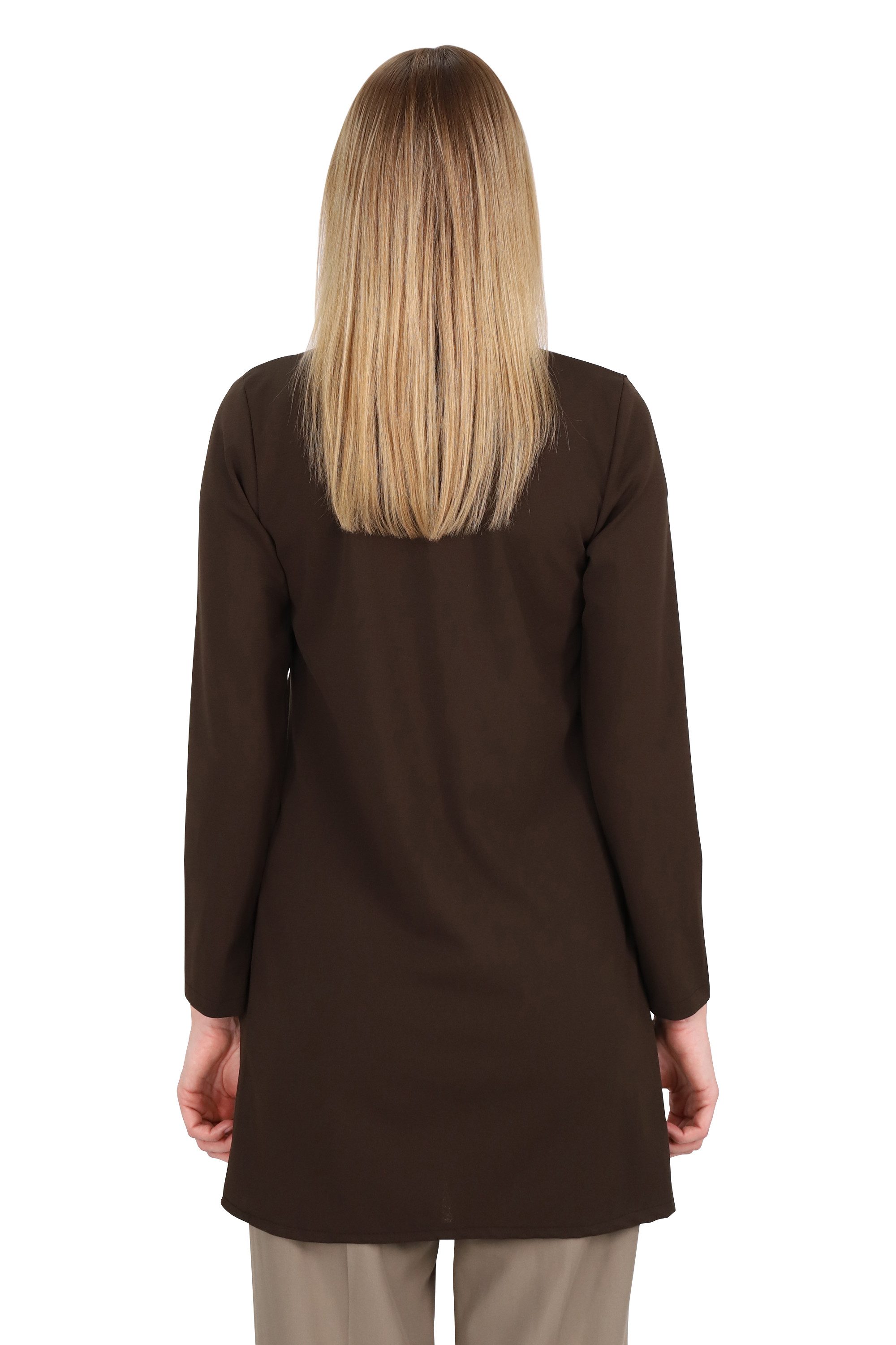 malito more than fashion Jackenblazer Long Blazer 6041 offener Long Blazer