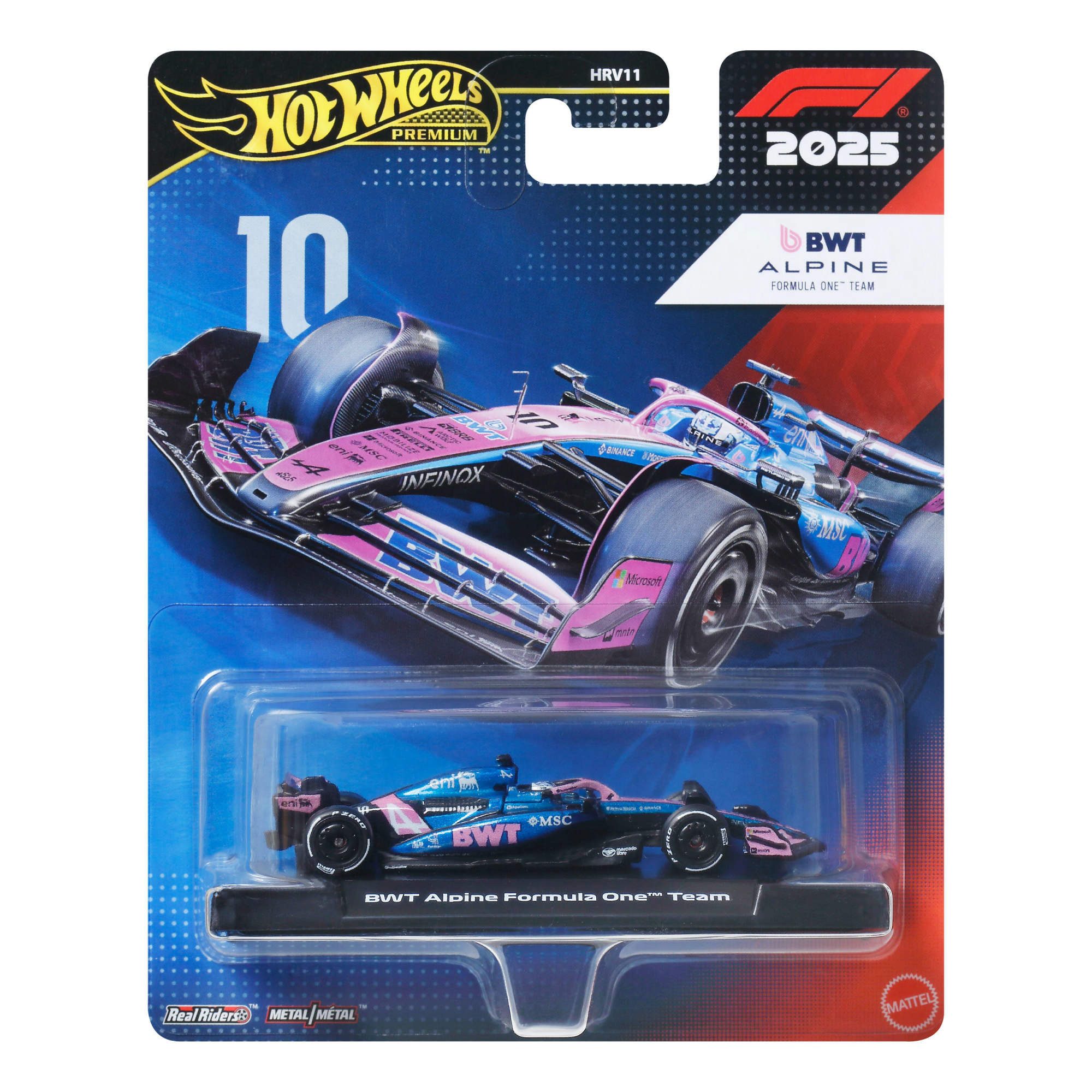 Hot Wheels Spielzeug-Auto Hot Wheels Premium F1 - Team Alpine Driver 1