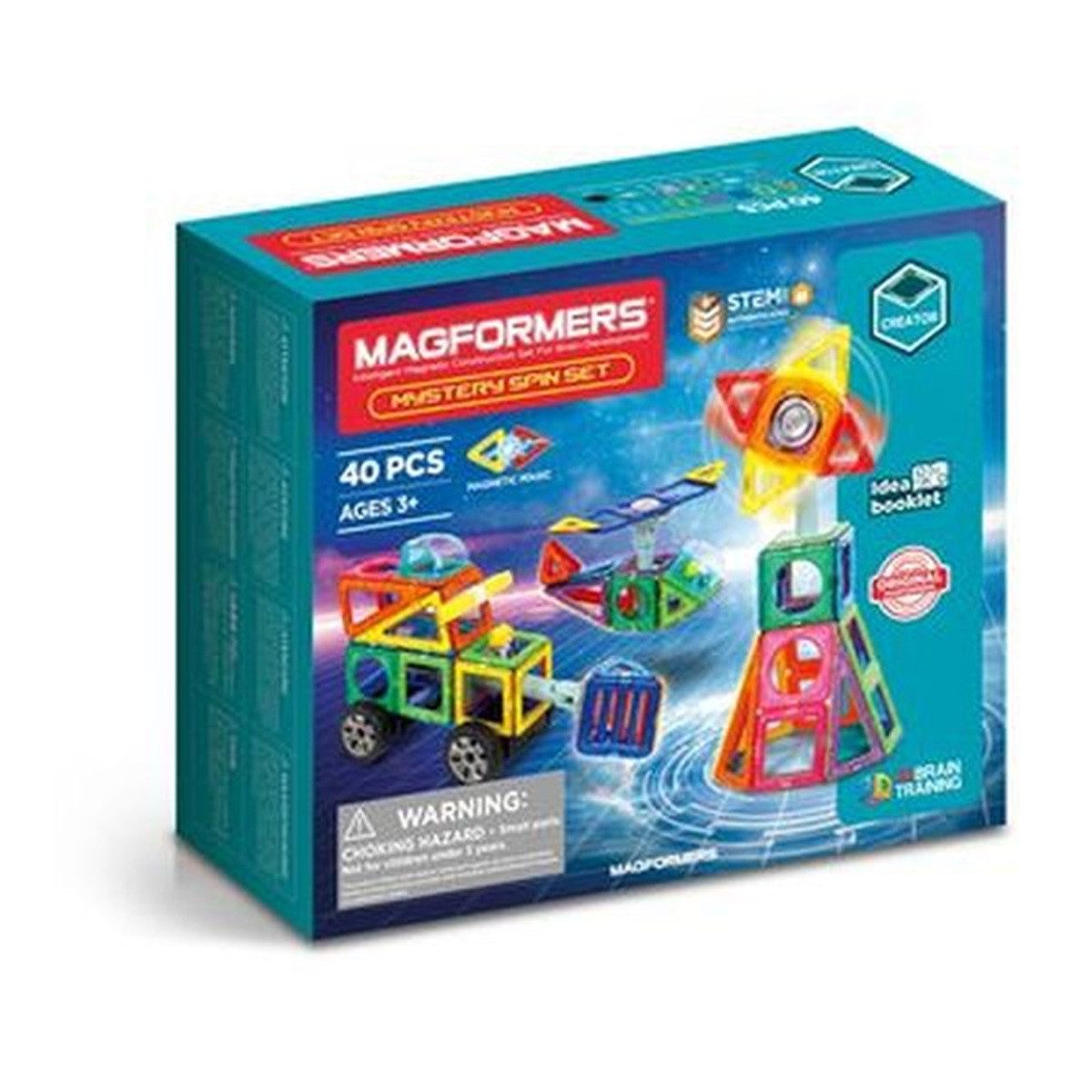 MAGFORMERS MAGFORMERS Creator Mystery Spin 40 Teile Magnetspielbausteine