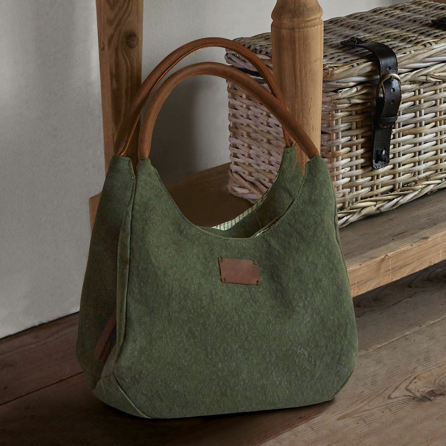Mirabeau Handtasche Tasche Lucie grün/braun