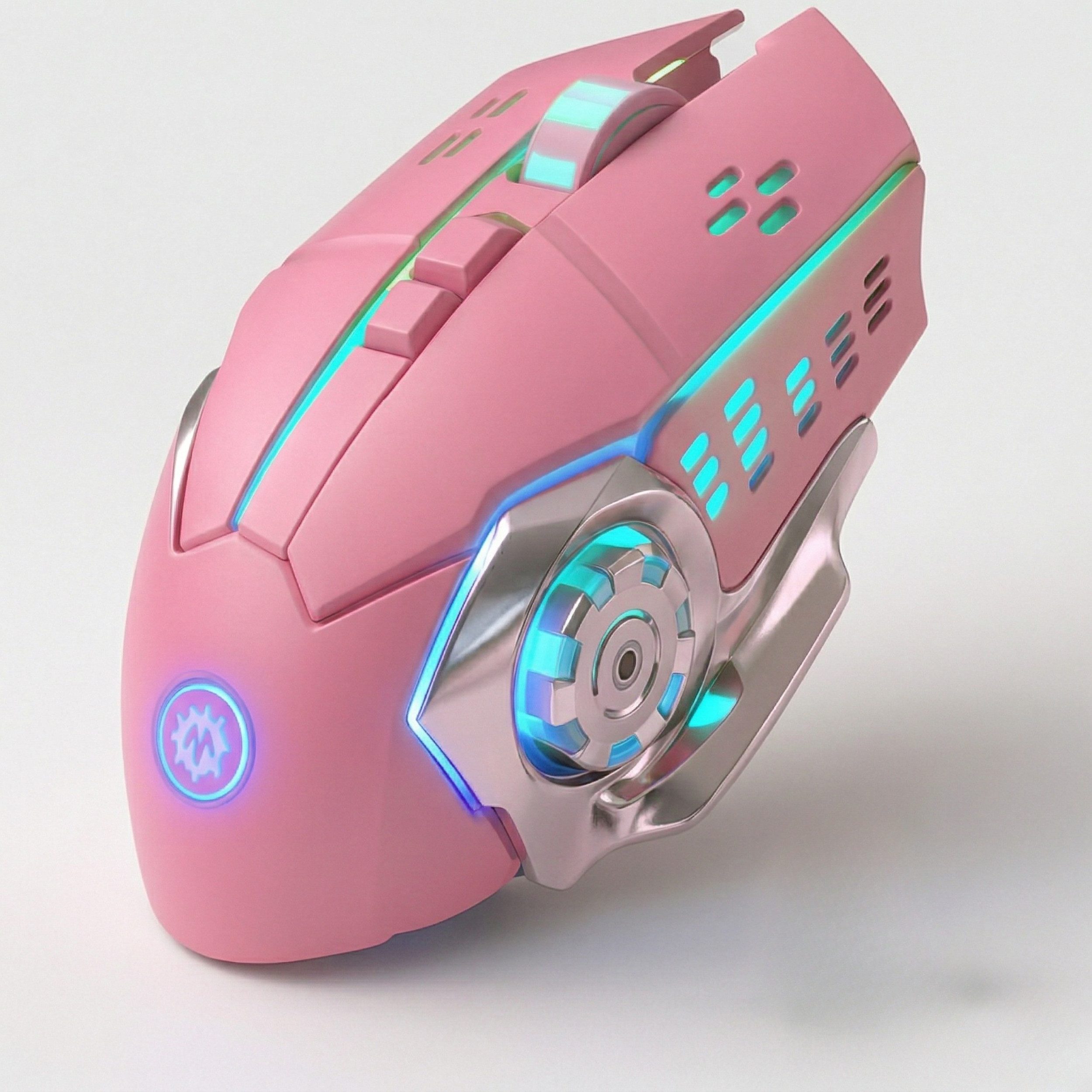 StellarLuma Gaming Maus Kabellos RGB Wireless USB Gaming-Maus Gaming-Maus (Bluetooth, Funk, Kabellose Dual Mode Gaming Maus mit 6 Tasten und RGB-Beleuchtung)