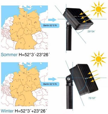 Salcar LED Solarleuchte 5m/10m Bienen Solar Lichterkette Outdoor Solarleuchten Garten Balkon, warmweiß, 5m Solarlichterkette mit 30 Bienen, Warmweiß