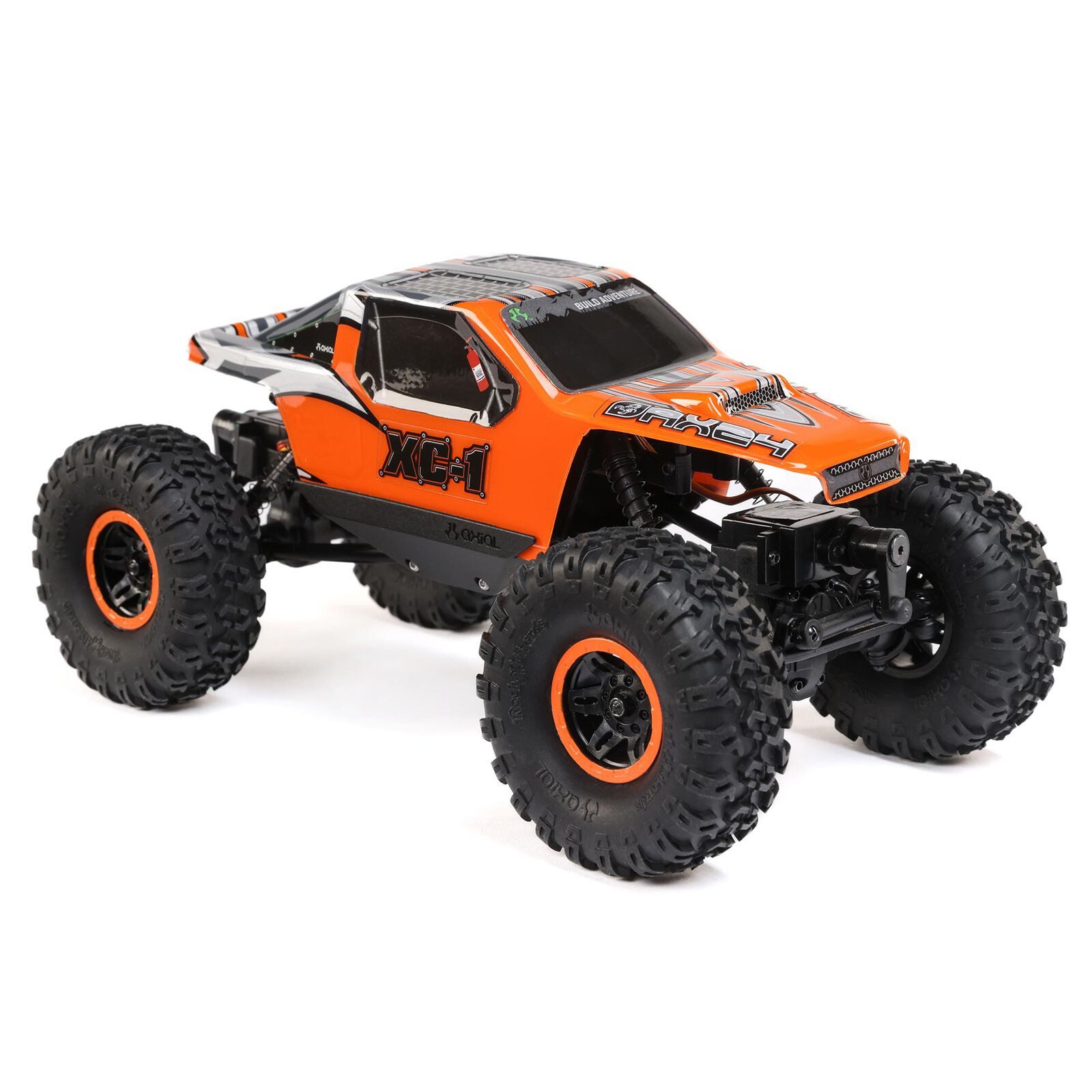 Axial RC-Buggy Axial RC Crawler AX24 XC-1 1:24 4WD RTR Orange inkl. Akku, Ladegerät