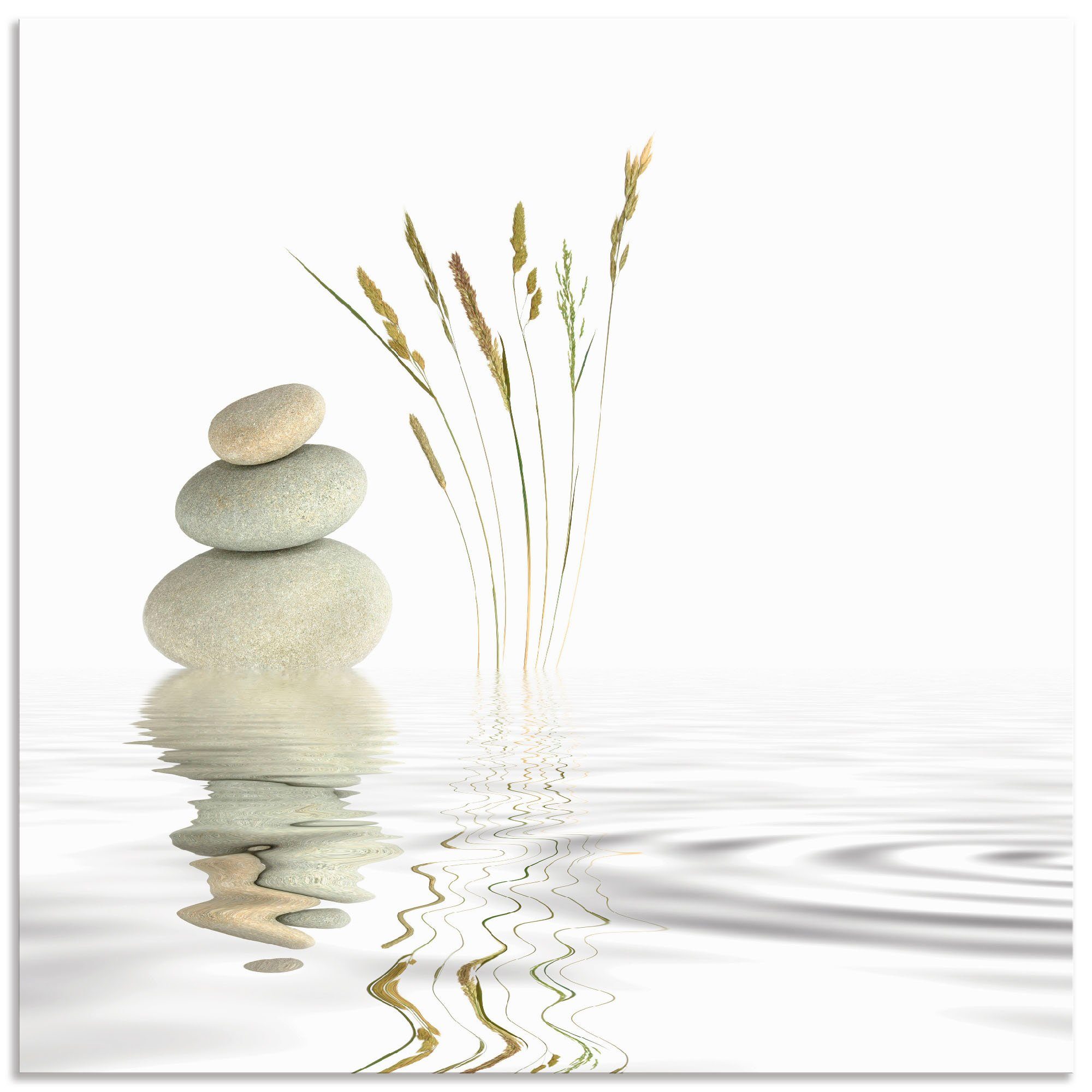 Artland Wandbild Zen Friede, Zen (1 St), als Alubild, Leinwandbild, Poster in verschied. Größen