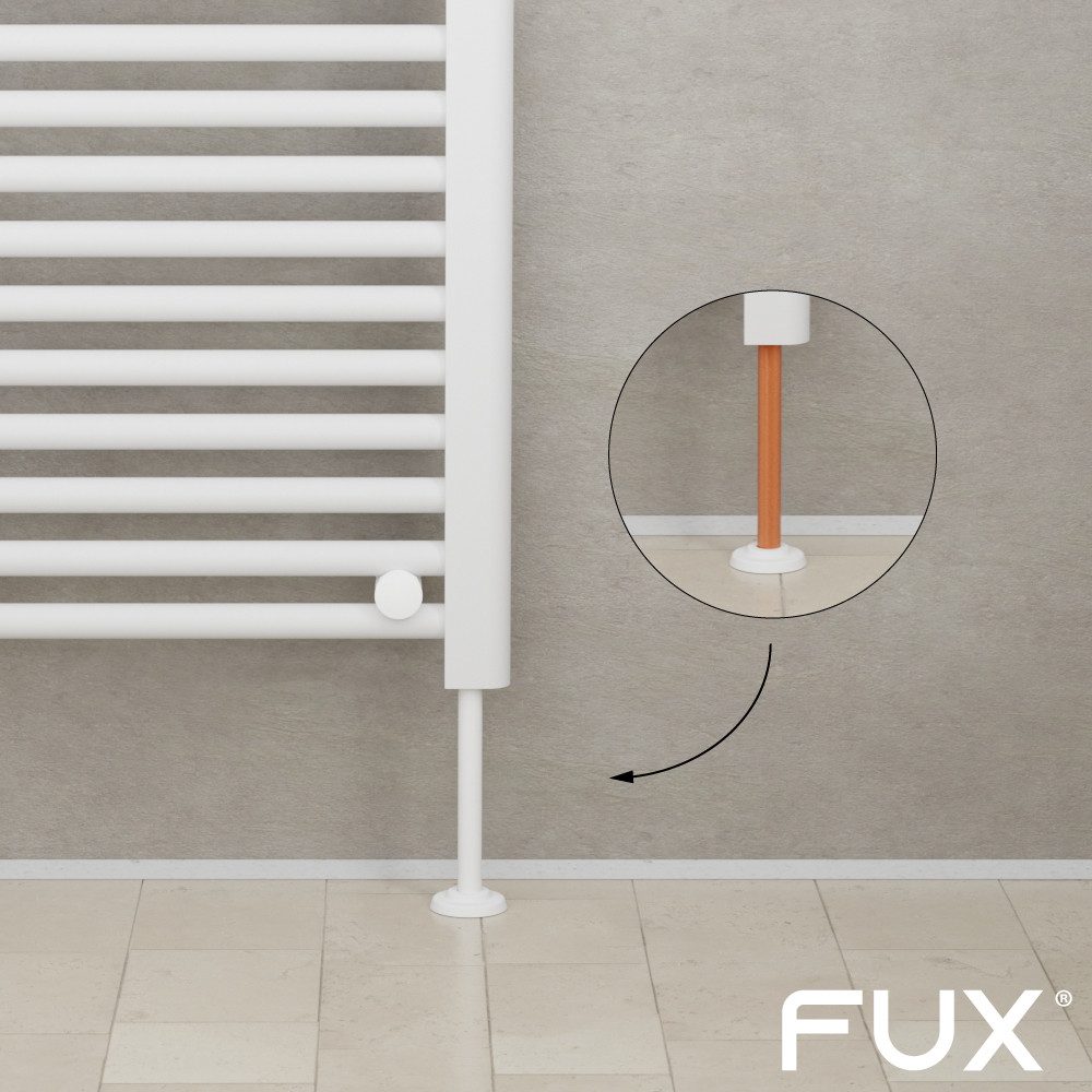 FUX Heizungsverkleidung Rohrverkleidung, Zubehör für Länge: 200mm, weiß, Heizungsrohr Verkleidung, Rohrverkleidung, für Rohrdurchmesser 15-18mm – Bild 4 von 5
