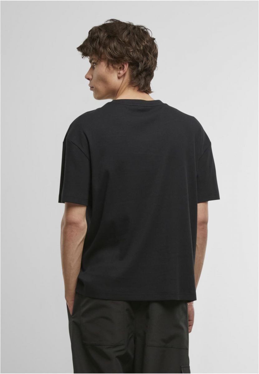 URBAN CLASSICS Rundhalsshirt Herren Rib Shortsleeve T-shirt