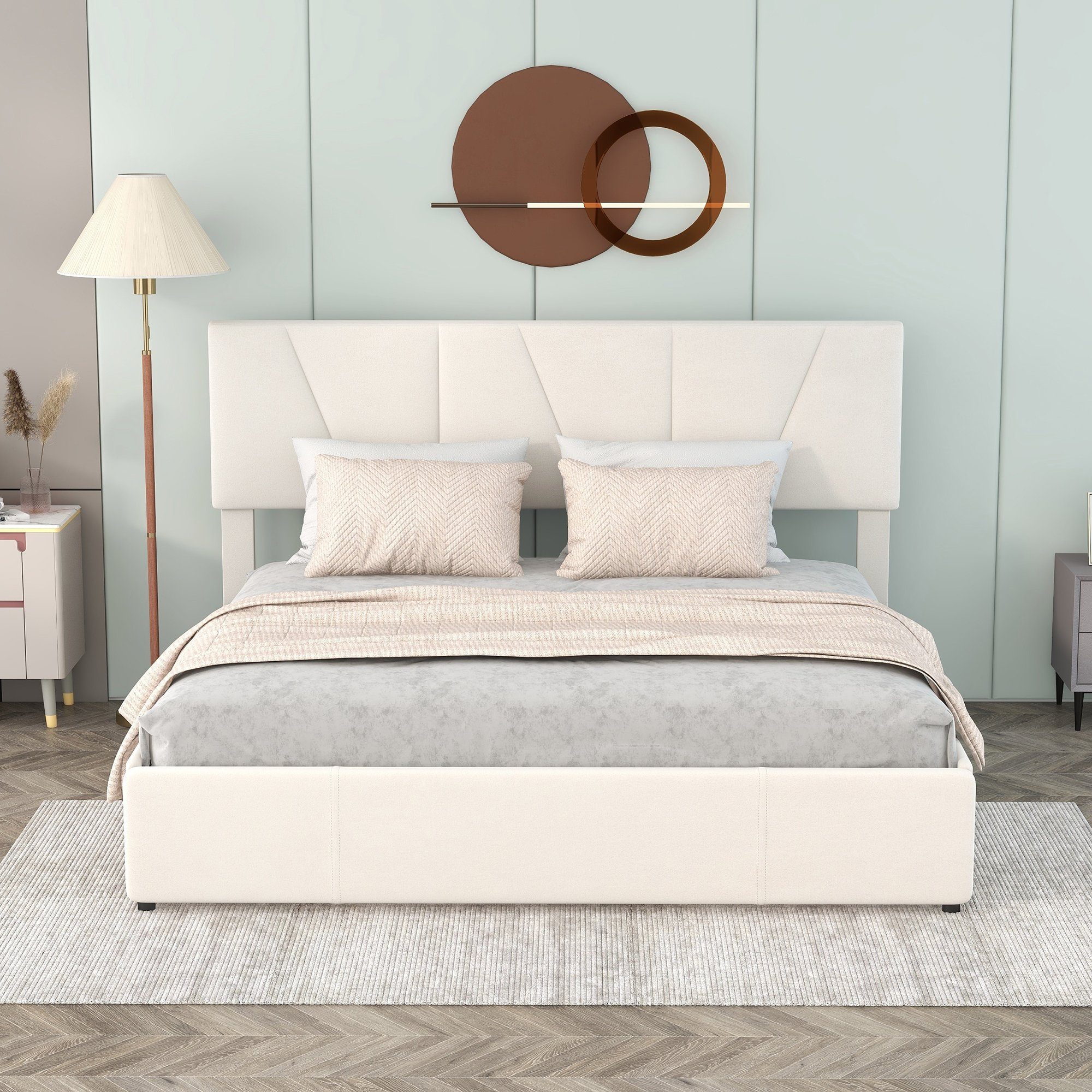 REDOM Bett Doppelbett Gästebett Gepolsterte Betten günstig online kaufen