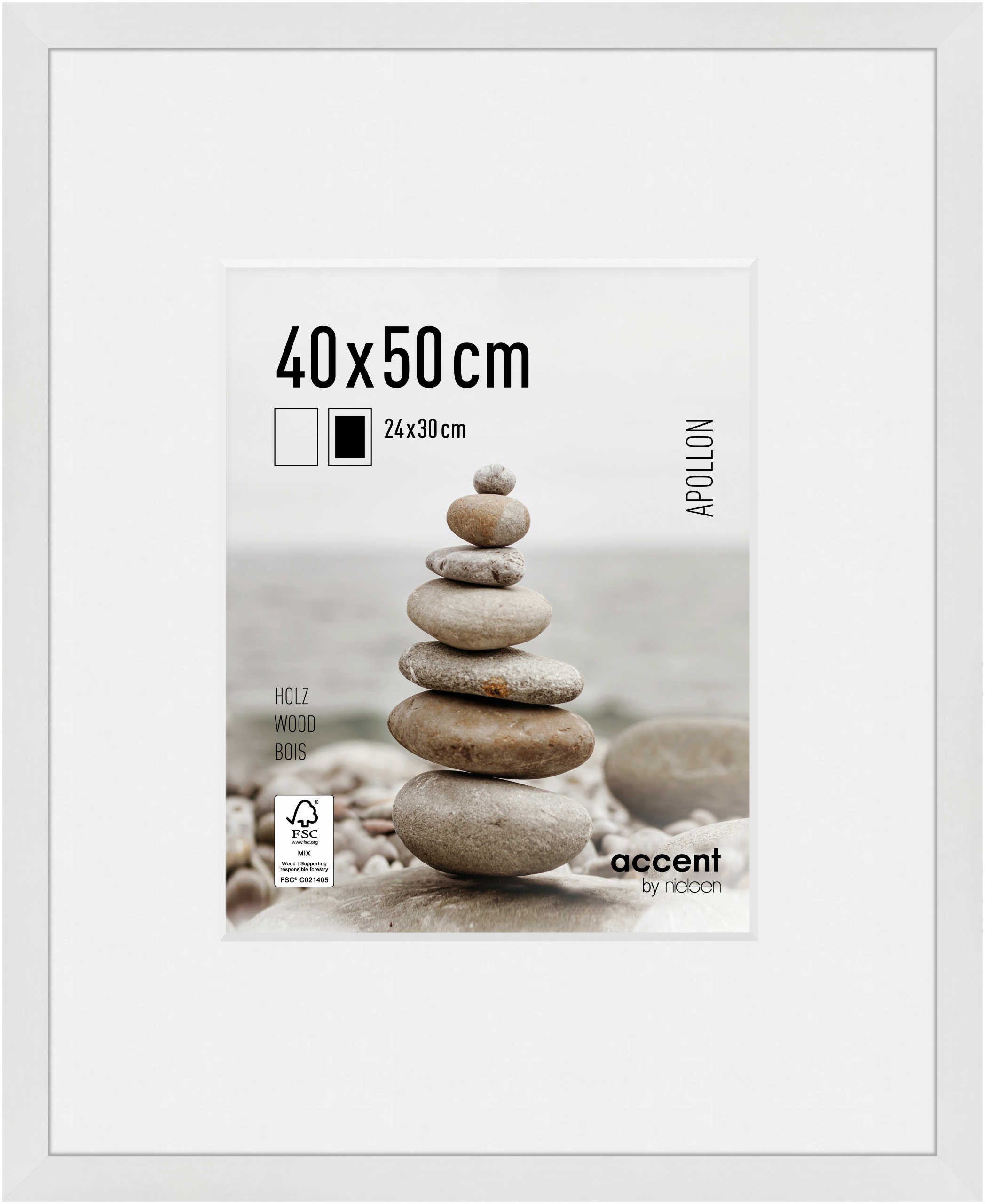 accent by nielsen Bilderrahmen Holz Bilderrahmen Apollon, (1 St)
