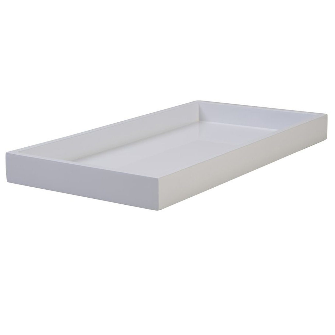 Giftcompany Dekotablett, Lacktablett SPA small rechteckig, weiß
