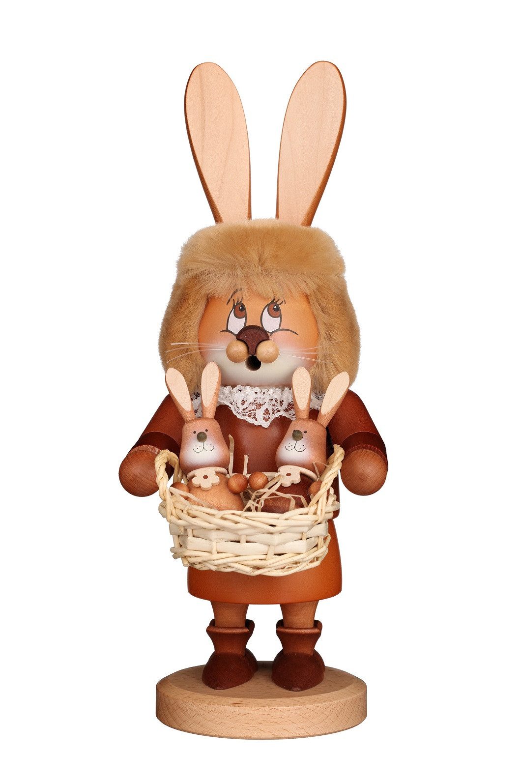 Christian Ulbricht Фигурка курильщик Christian Ulbricht Wichtel Häsin mit Hasenbabys, (1 St), Handarbeit aus dem Erzgebirge