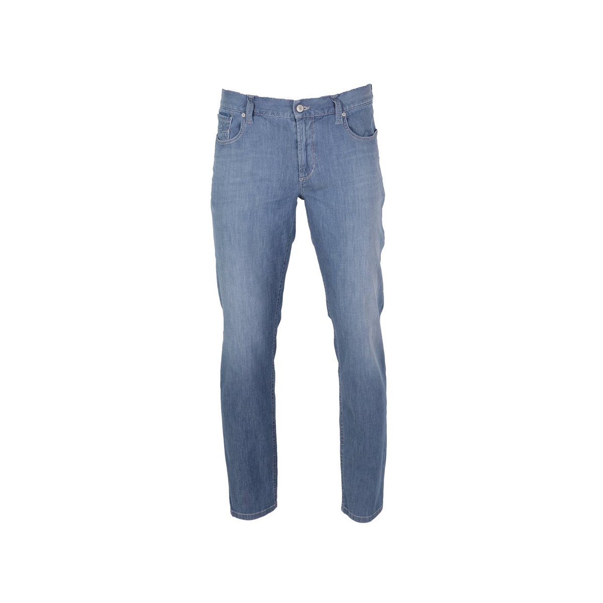 5-Pocket-Jeans blau Alberto (1-tlg)