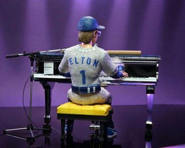 NECA Actionfigur NECA Elton John mit Klavier Live 1975 Deluxe Actionfigur