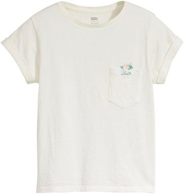 Levi's® Rundhalsshirt GR MARGOT POCKET TEE WH