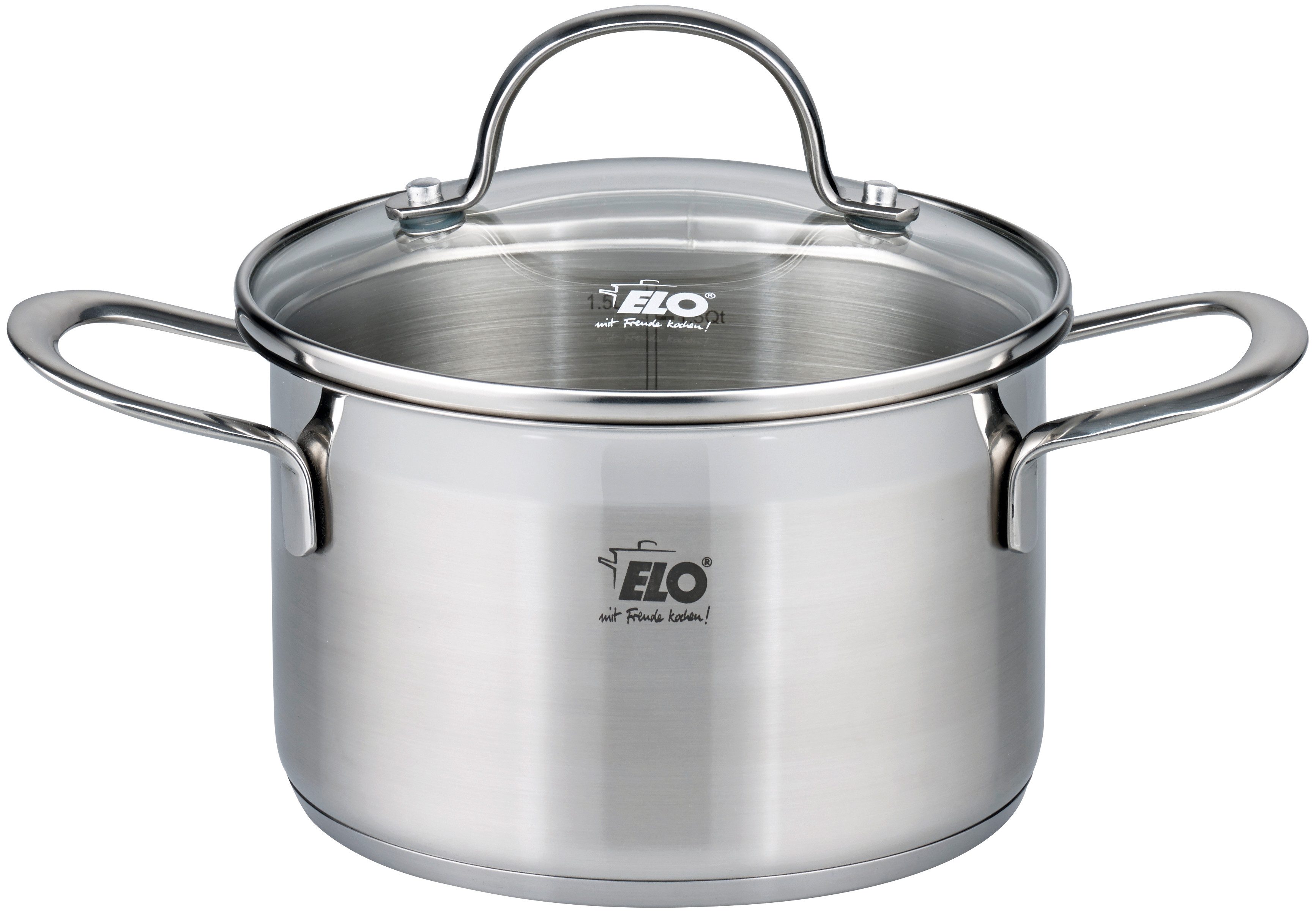 Elo Topf-Set Top Collection 10-teilig, Edelstahl 18/10 (Set, 10-tlg), Induktion