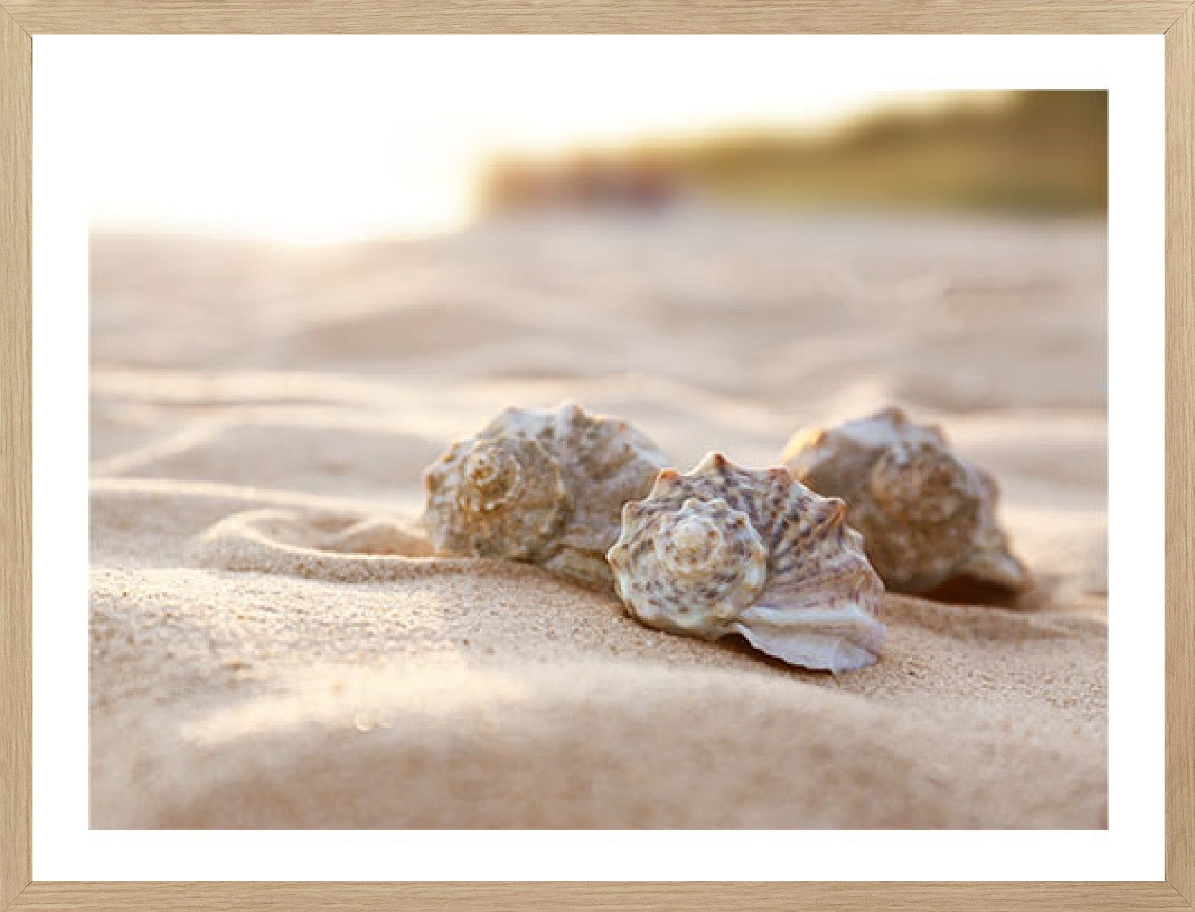 Bönninghoff Bild mit Rahmen, Küste, Landschaft, Meer, Natur, Strand (1 St)