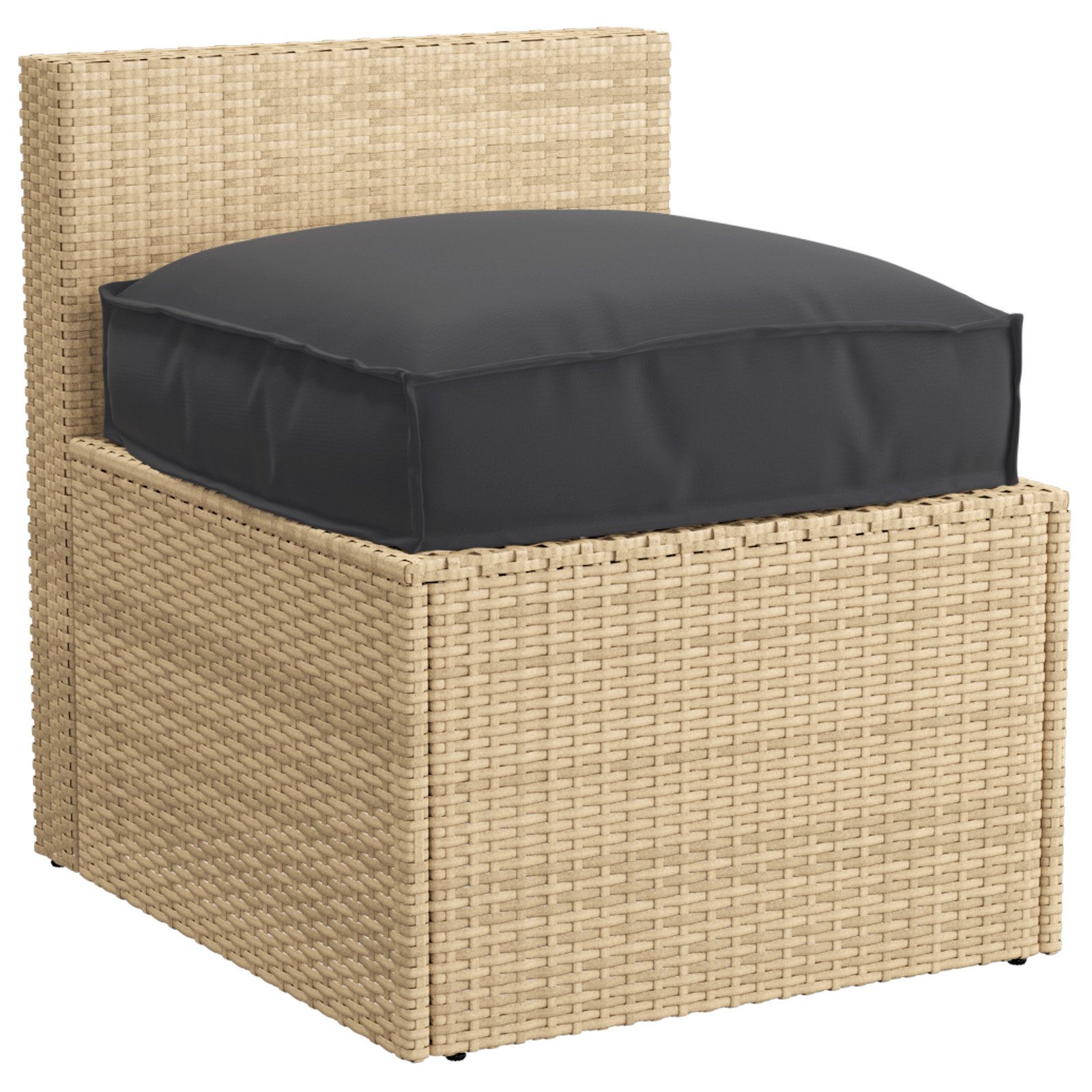 vidaXL Sitzauflage Palettensitzkissen Schwarz 50x50x12 cm günstig online kaufen
