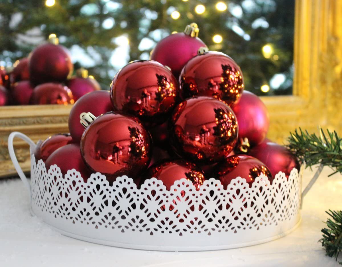 LB H&F Lilienburg Christbaumschmuck 12er SET Christbaumkugeln Weihnachtsbau günstig online kaufen
