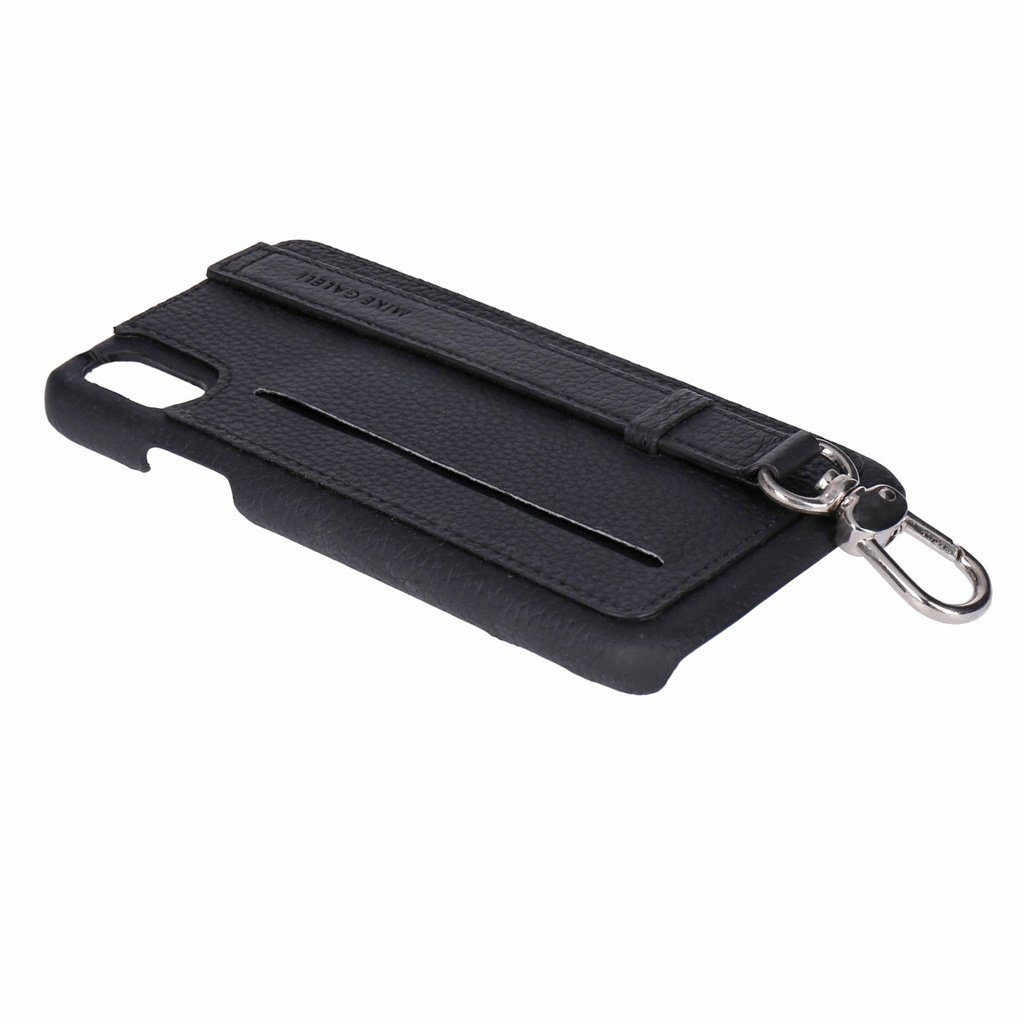 Mike Galeli Handyhülle Leder Backcase JESSE für iPhone X in schwarz