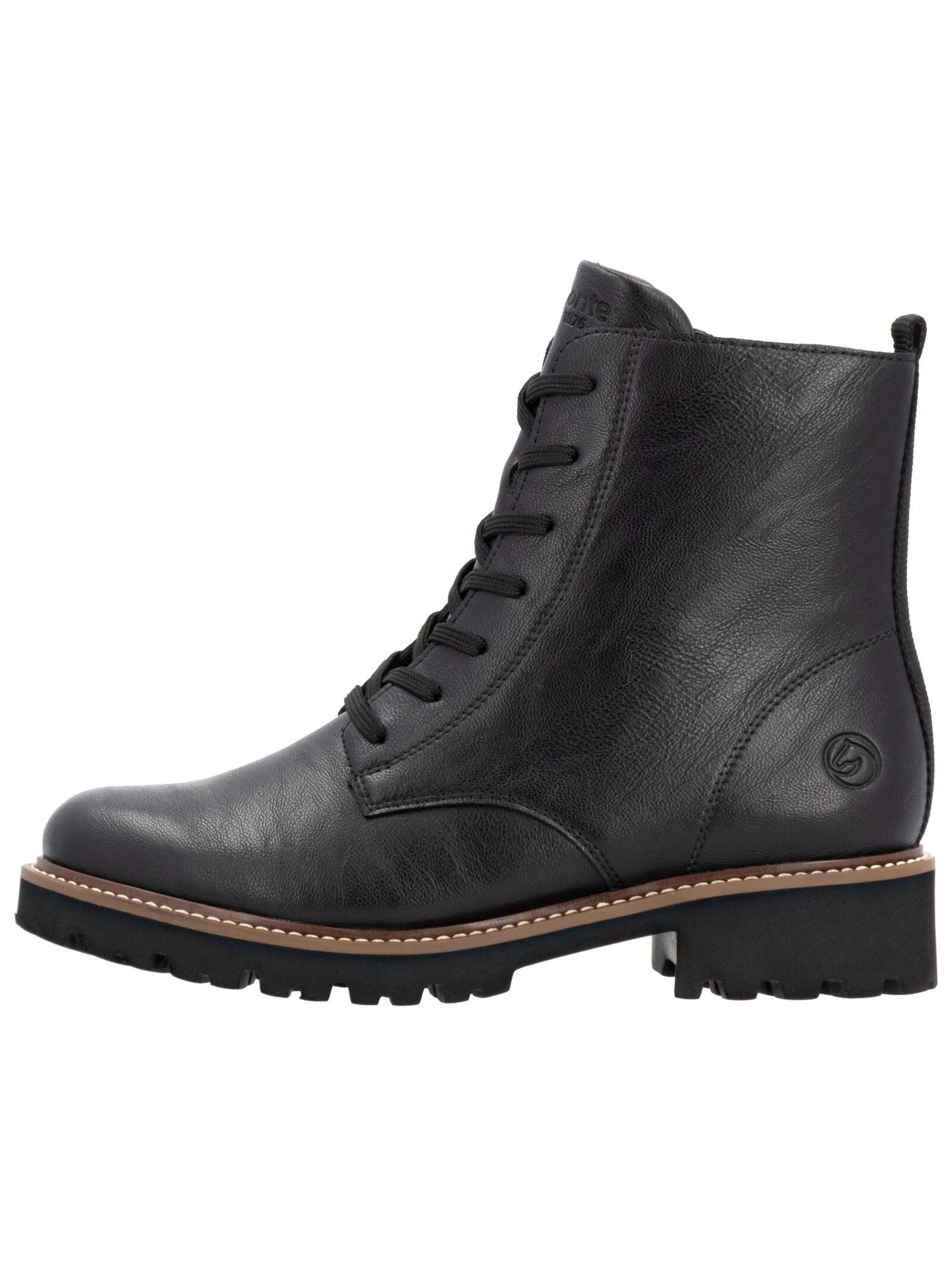 Remonte Stiefelette Glattleder Schnürstiefelette günstig online kaufen