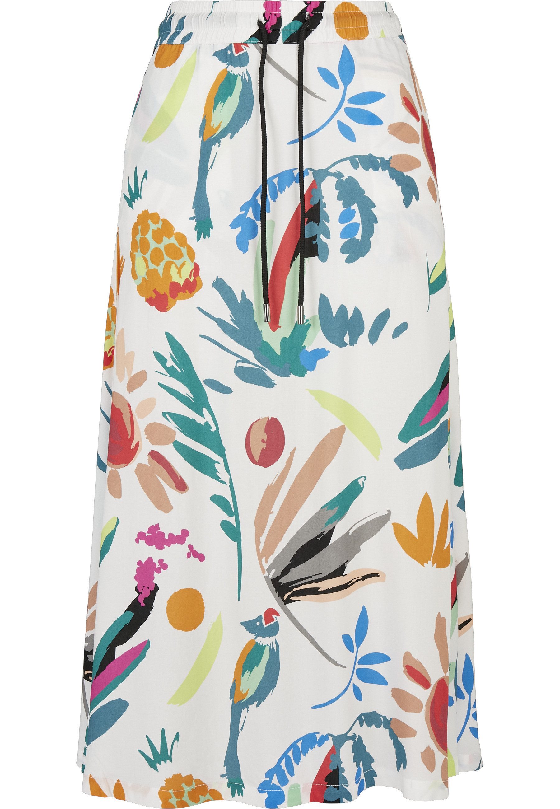 URBAN CLASSICS Jerseyrock Urban Classics Damen Ladies Viscose Midi Skirt (1 günstig online kaufen