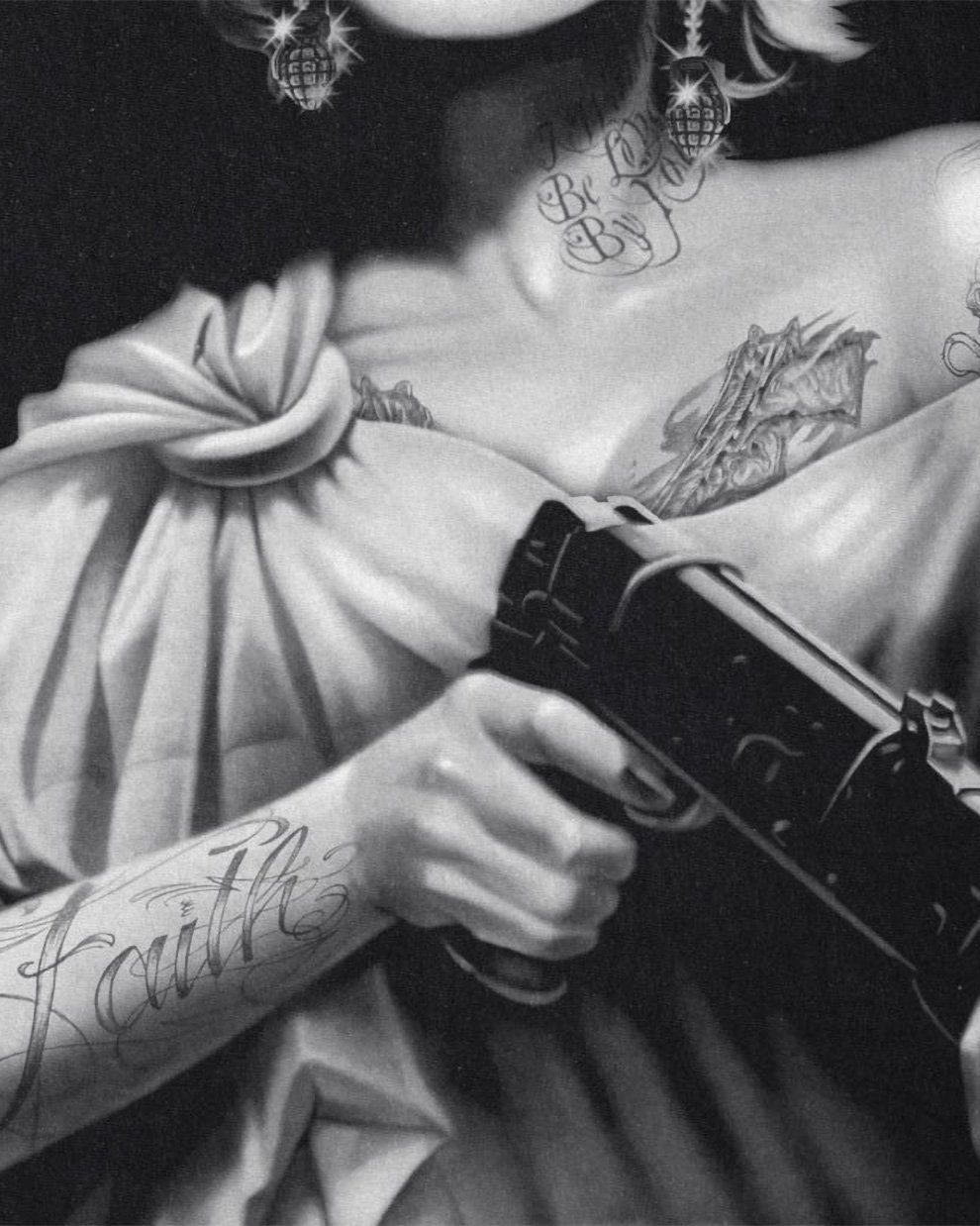 style3 T-Shirt Marilyn Monroe tattoo rock punk tätowiert usa biker inked ro günstig online kaufen