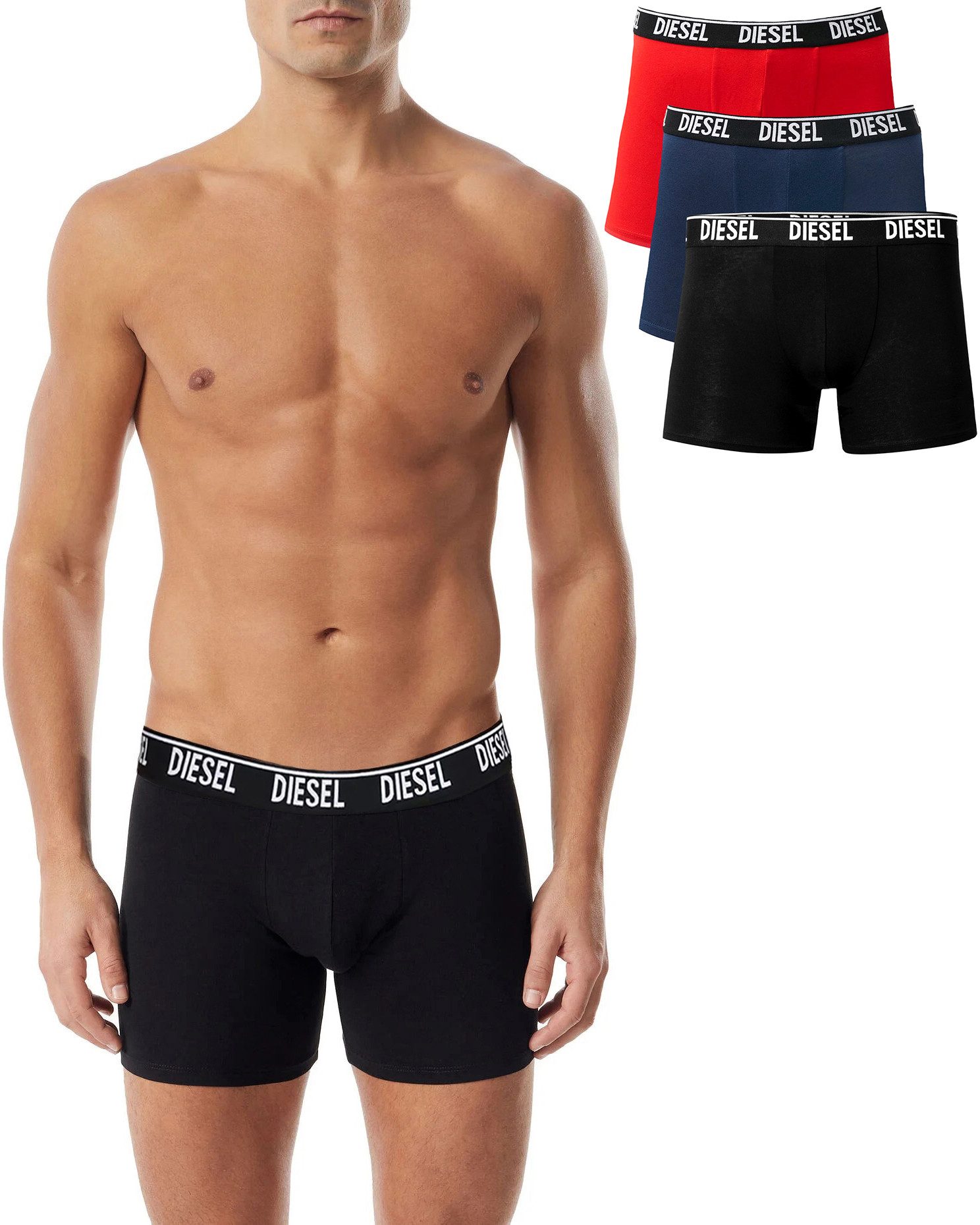 Diesel Boxershorts Herren Stretch Unterhose - SEBASTIAN E5066 (3er-Pack) günstig online kaufen