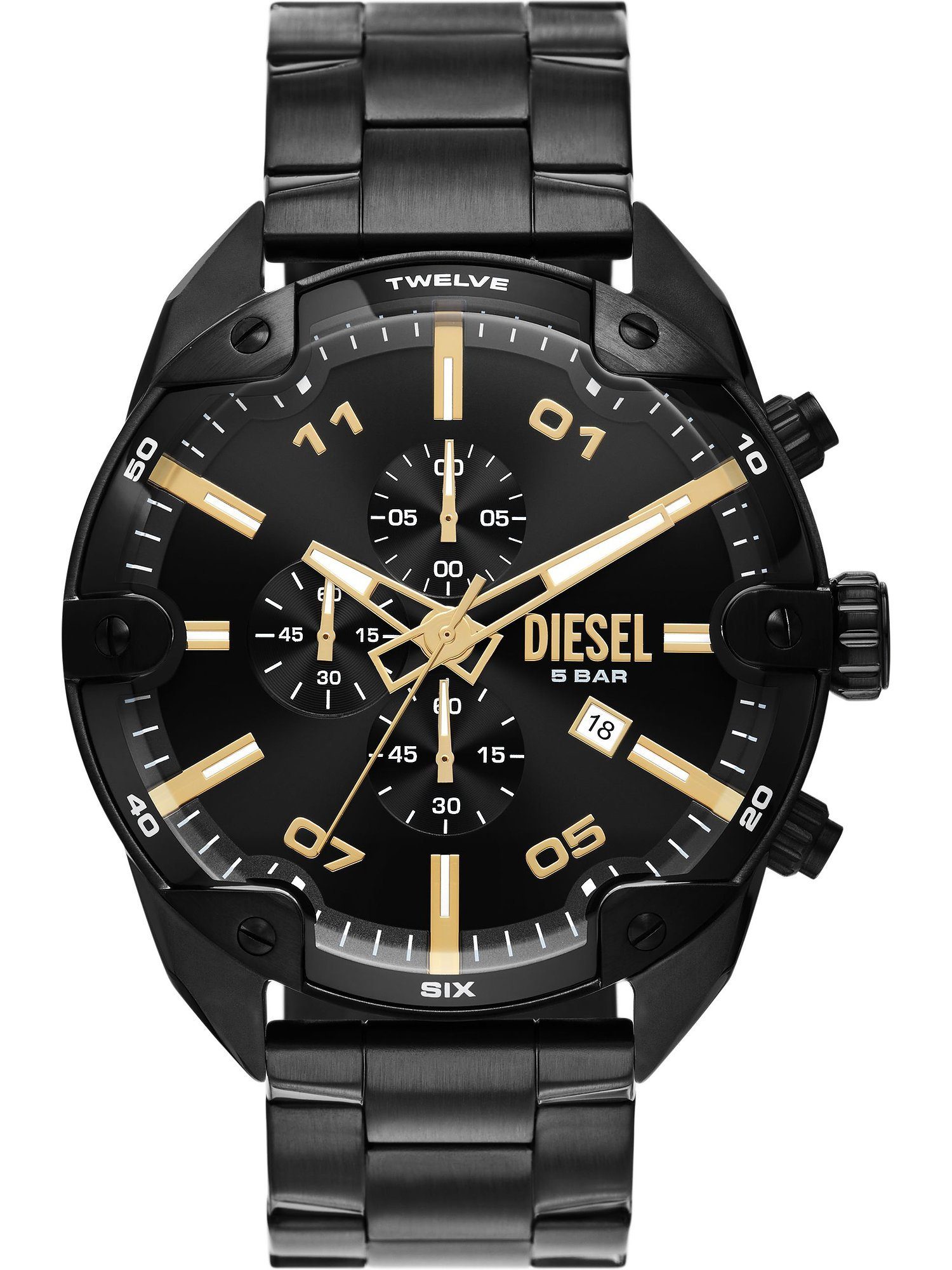 Diesel Chronograph Diesel Herren-Uhren Analog Quarz günstig online kaufen
