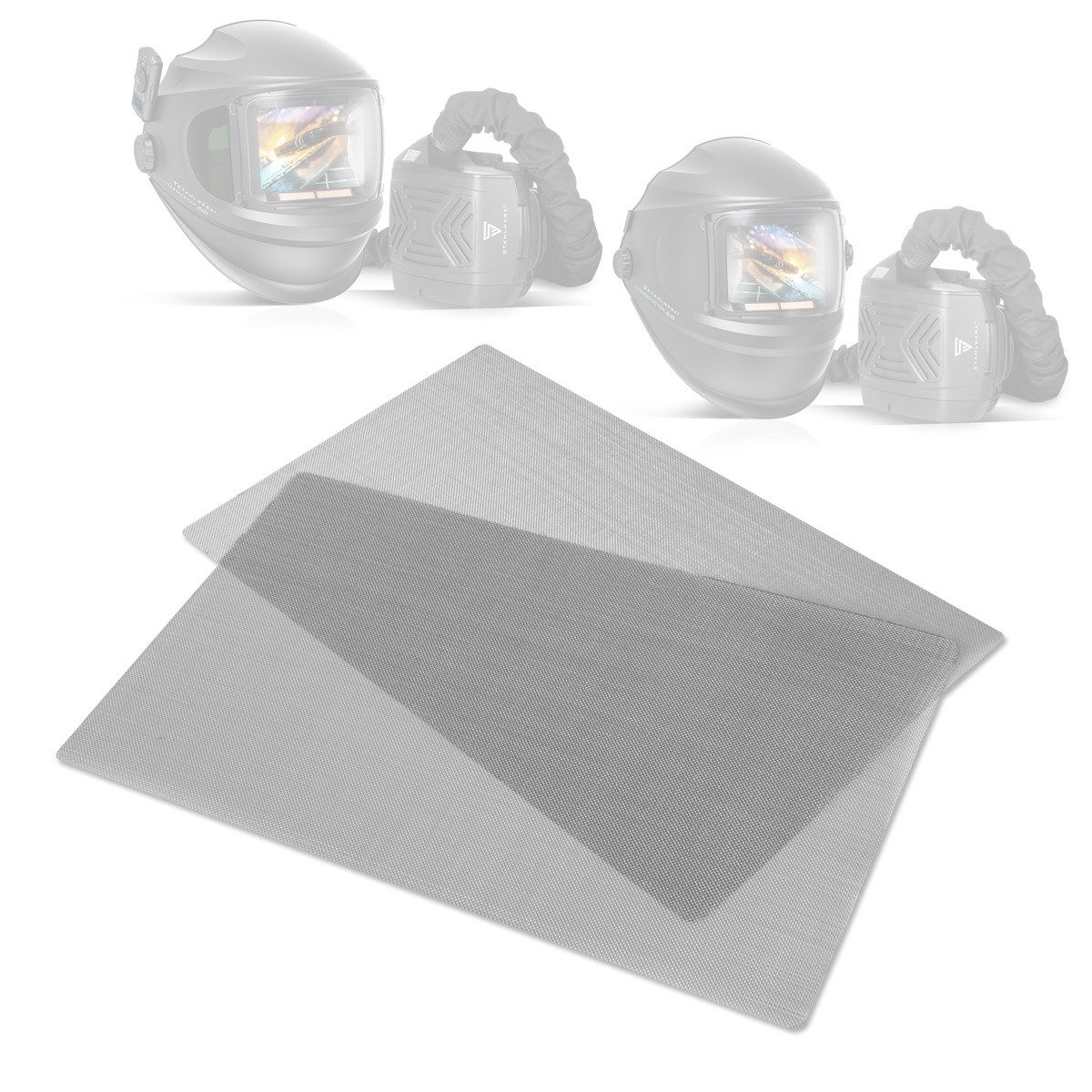 STAHLWERK Schweißhelm Funkenfänger für Gebläse-Einheit 2er Set für Frischluft-Schweißhelme (Set, 2-tlg., Set)