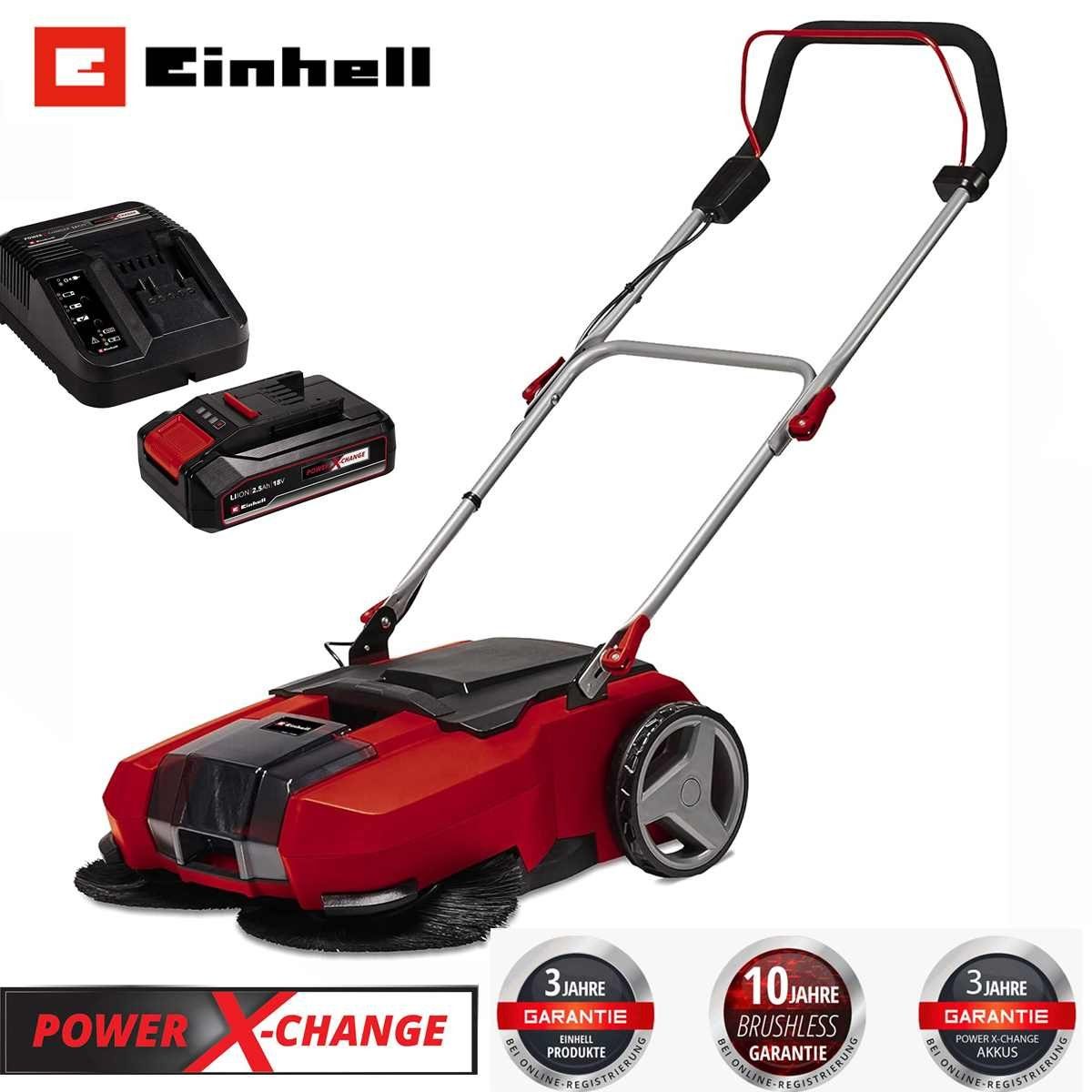 Kehrmaschine Einhell Akku Kehrmaschine TE-SW 18/610 Li + Akku 2.5 Ah / Ladegerät