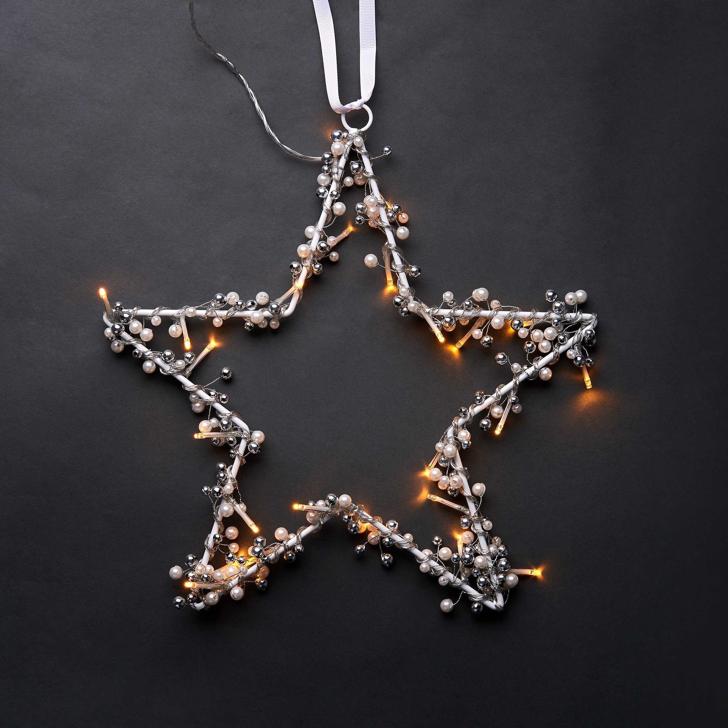 BUTLERS Hänge-Weihnachtsbaum STAR LIGHTS LED-Stern mit USB
