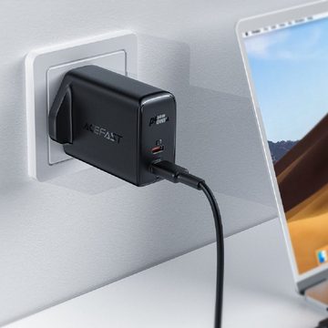 COFI 1453 GaN Ladegerät (UK Stecker) 2x USB Typ C 50W Smartphone-Ladegerät